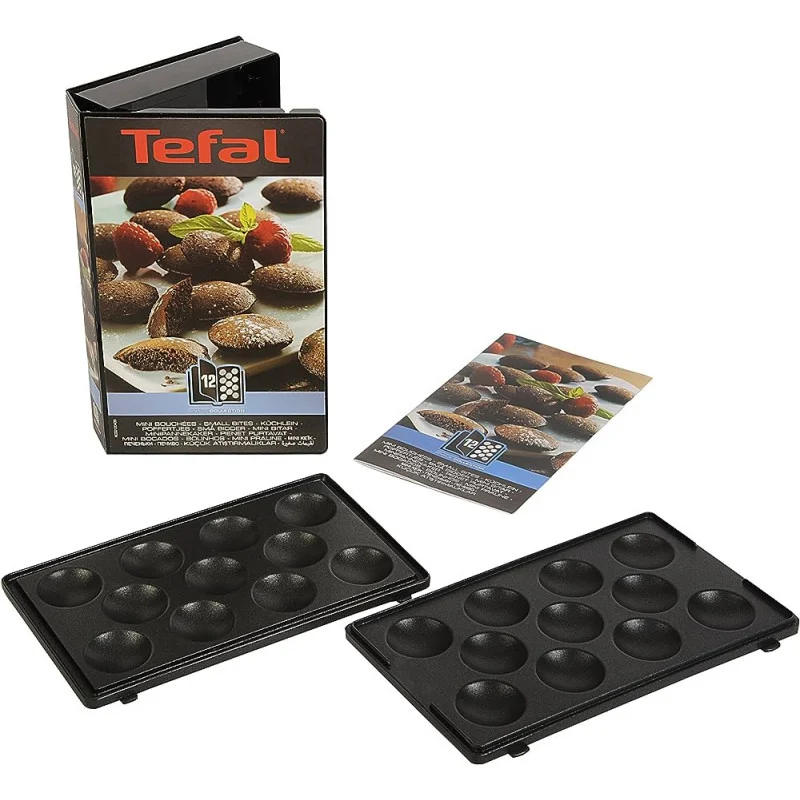 Coffret 2 plaques mini bouchées + 1 livre de recettes XA801212 TEFAL - Promos