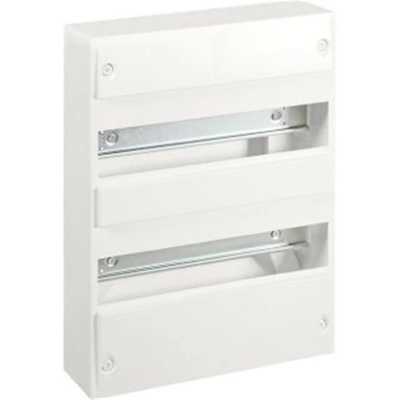Coffret 26 modules 2 rangées avec bornier de terre Eur'ohm 19006 - Promos