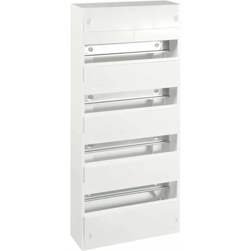 Coffret 52 modules 4 rangées avec bornier de terre Eur'ohm 19008 - Promos