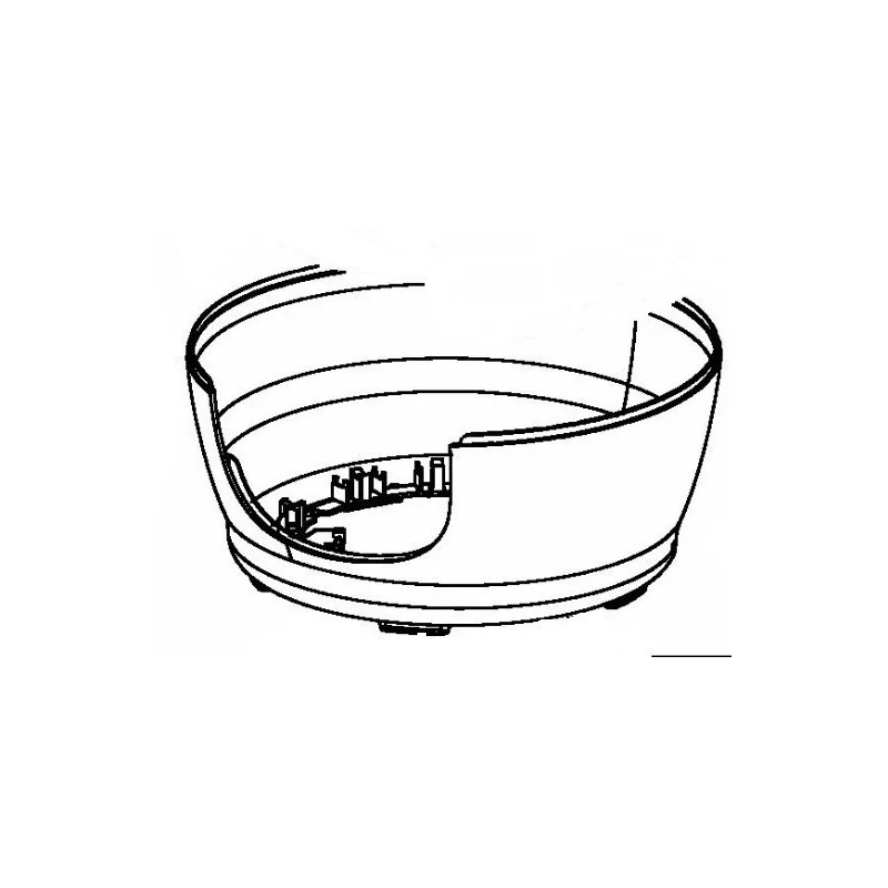Corps inférieur gris pour Moulinex Cookeo + - SS-204835