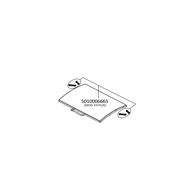 Couvercle Gris Foncé avec Poignée Biellettes et Supports pour Plancha Campingaz 5010006665 - Promos