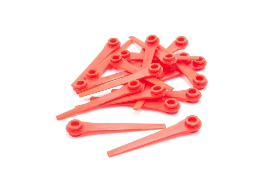 20x Lames remplace Gardena RotorCut 5368-20 pour débroussailleuse – Couteaux plastique, Rot