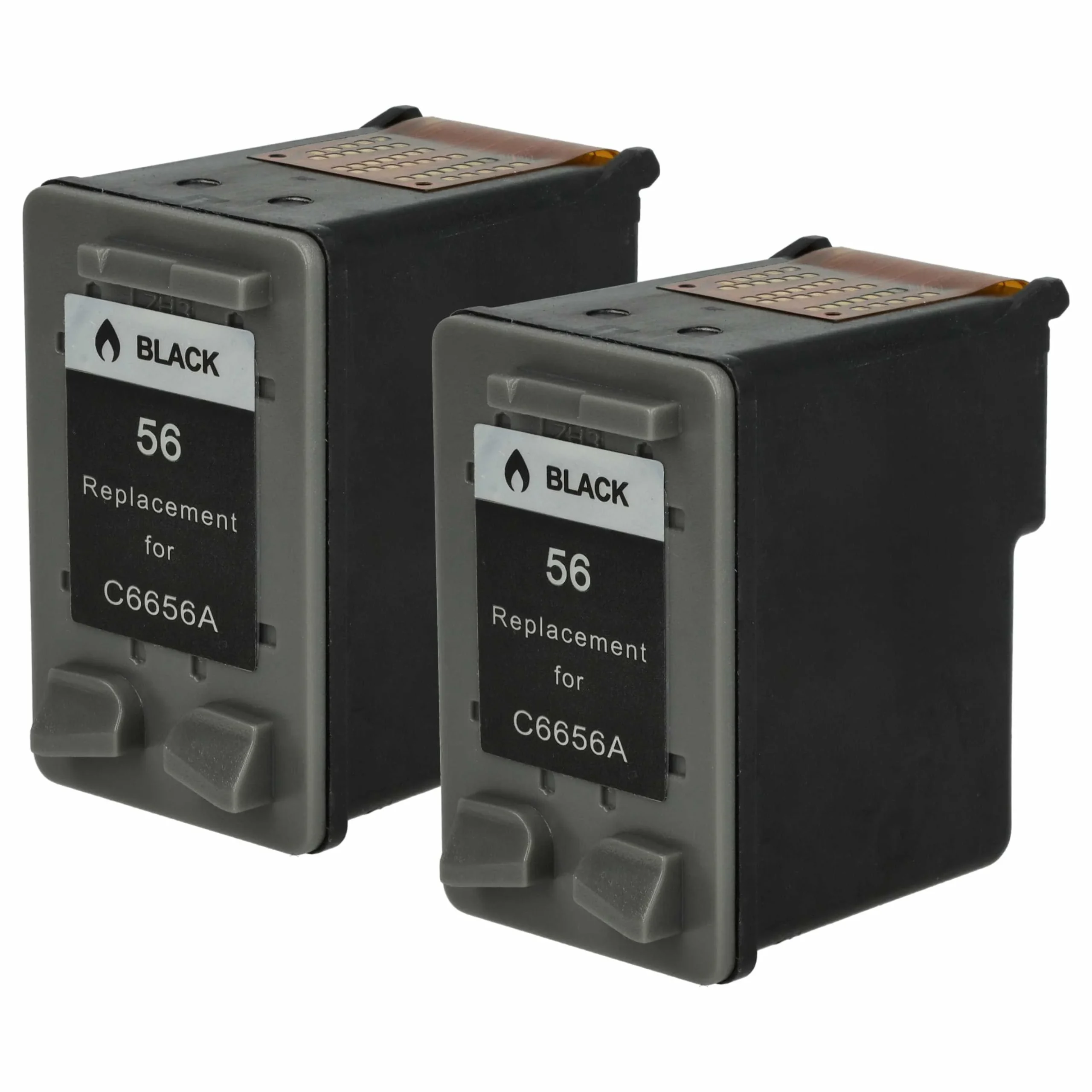 2x Cartouches remplace HP Refill C6656A, NR. 56 pour imprimante - Accessoires pour imprimante