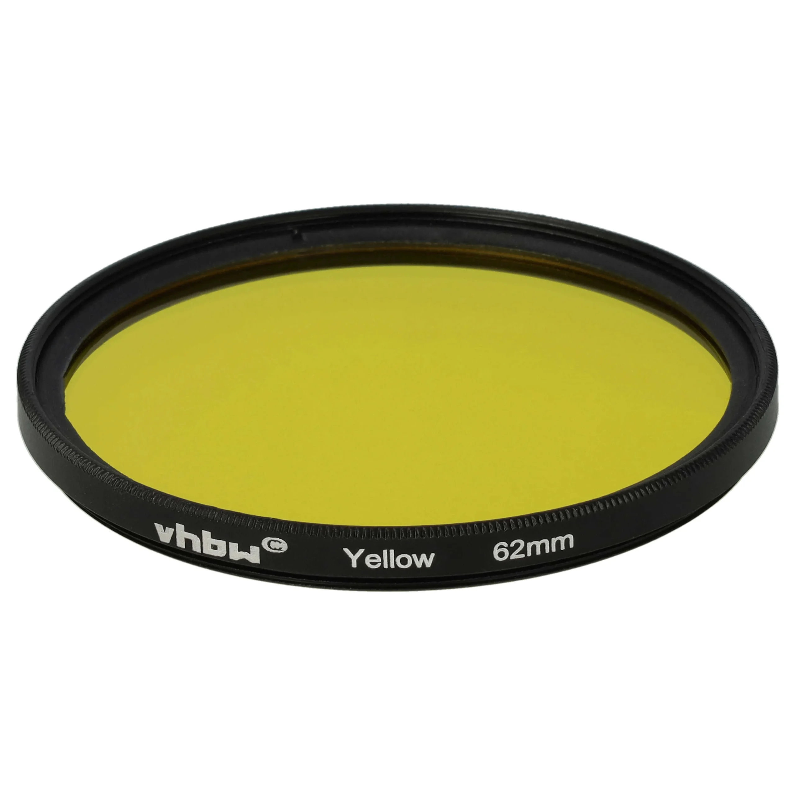 Filtre de couleur jaune pour objectifs d'appareils photo de 62 mm - Filtre jaune