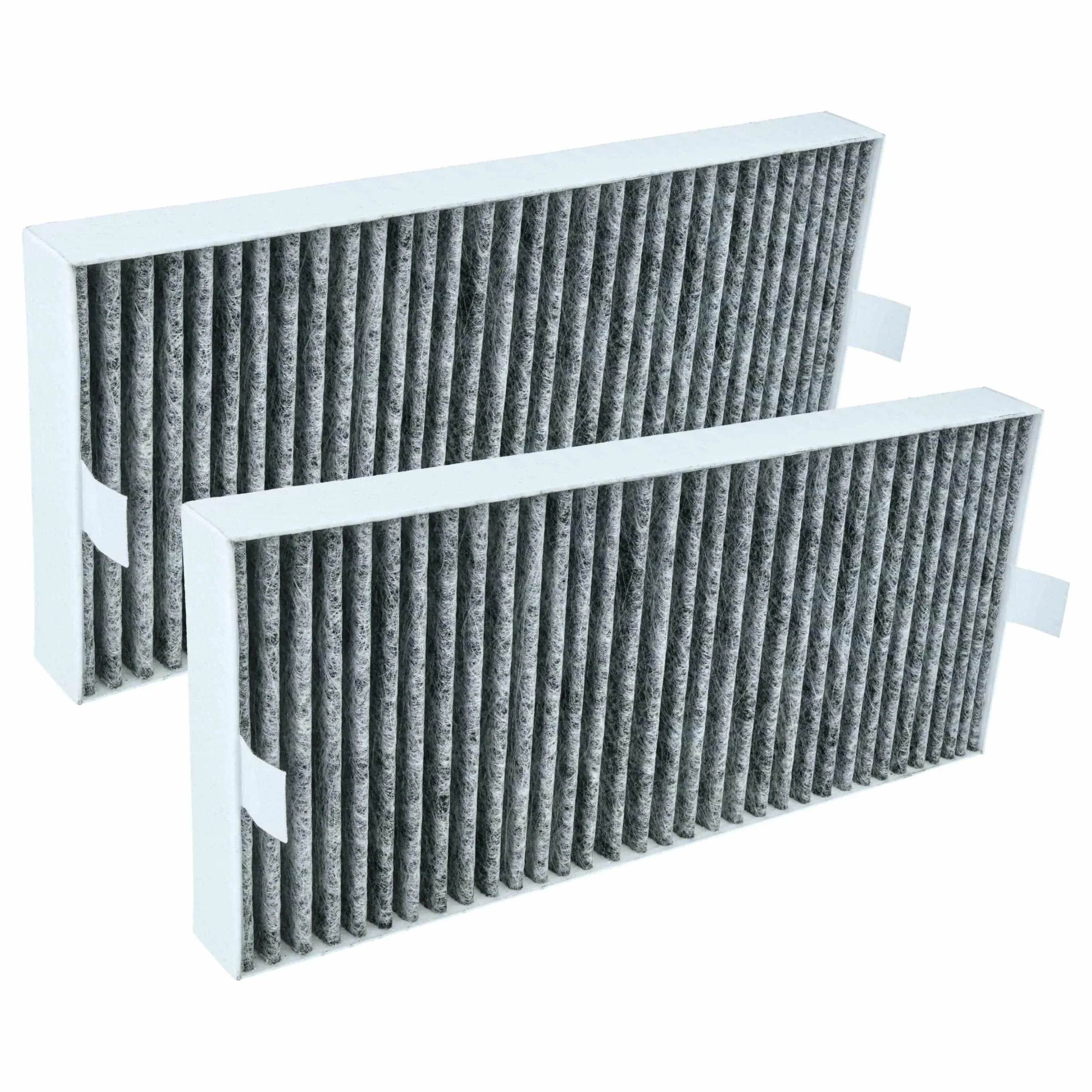 2x Filtres à charbon actif remplace Miele DKF 35-P, 20228037 pour hotte Miele
