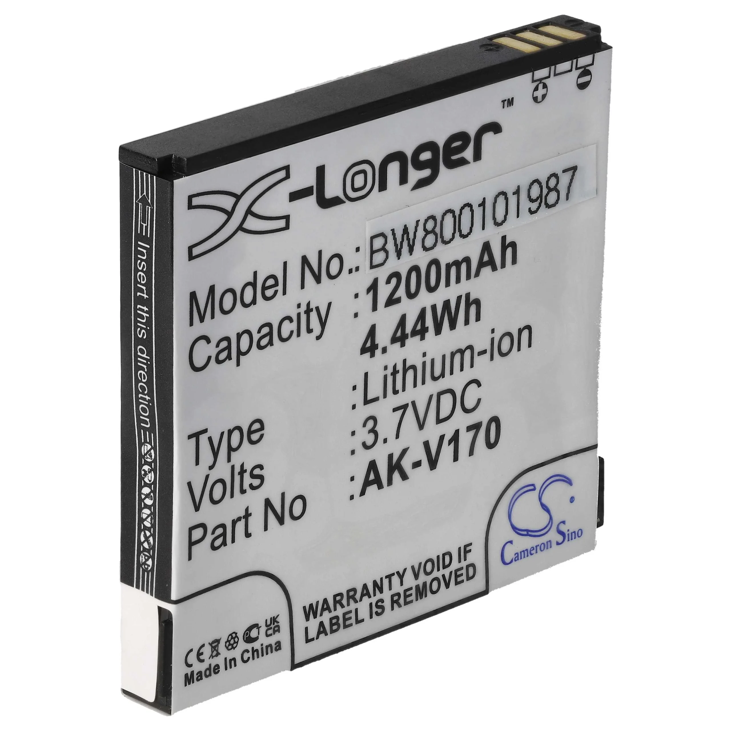 Batterie remplace Emporia AK-V170 téléphone portable senior Emporia - 1200mAh 3,7V Li-ion