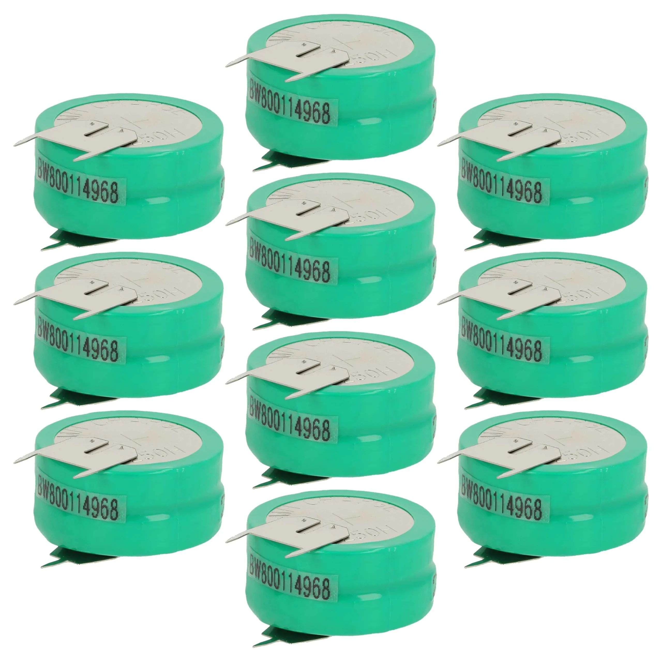 10x Piles bouton de type 2/V250H pour le modélisme et autres - 250mAh 2,4V NiMH