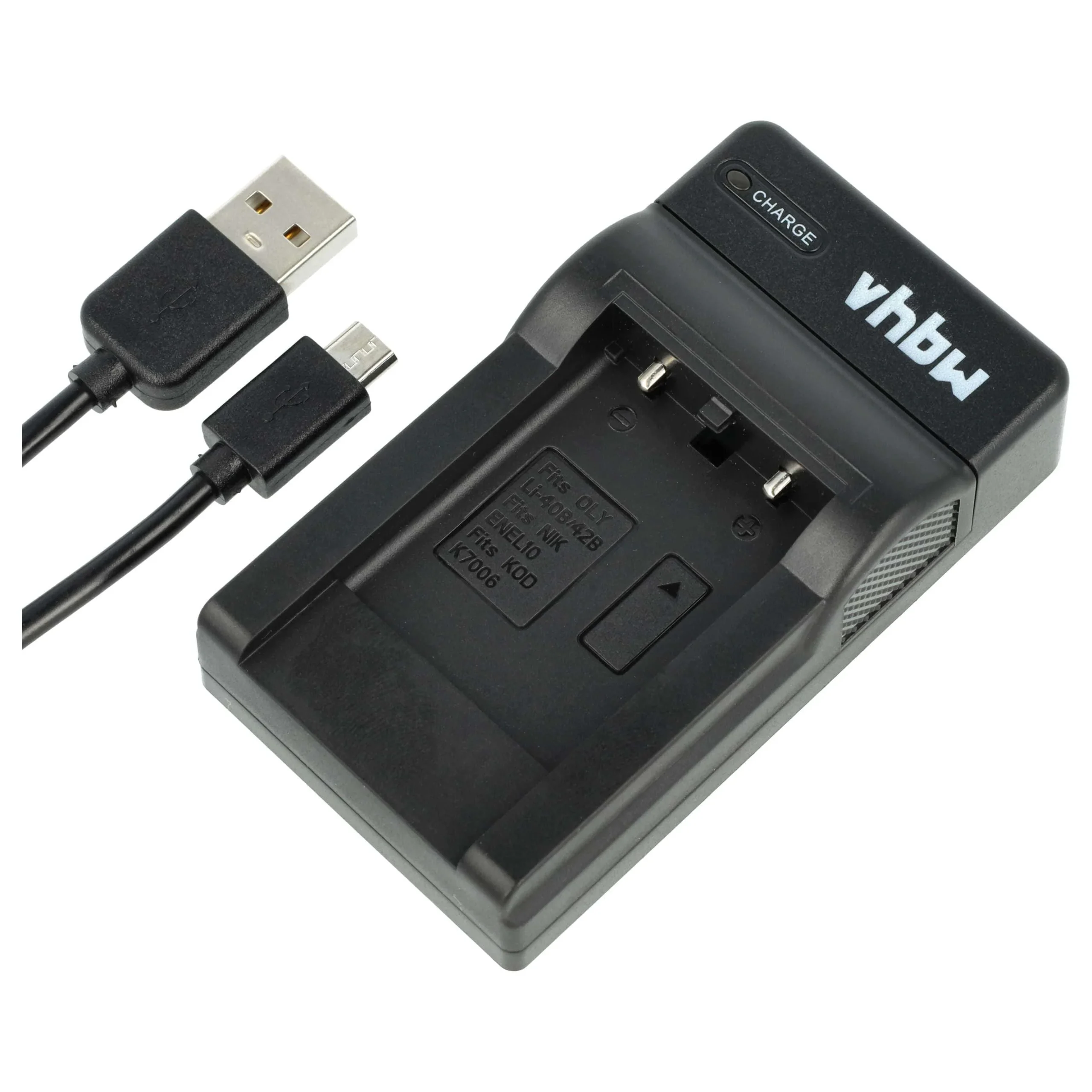Chargeur USB-C + câble USB-C remplace Olympus Li-41C, Li-40C pour appareil photo Bosch - 0,5 A