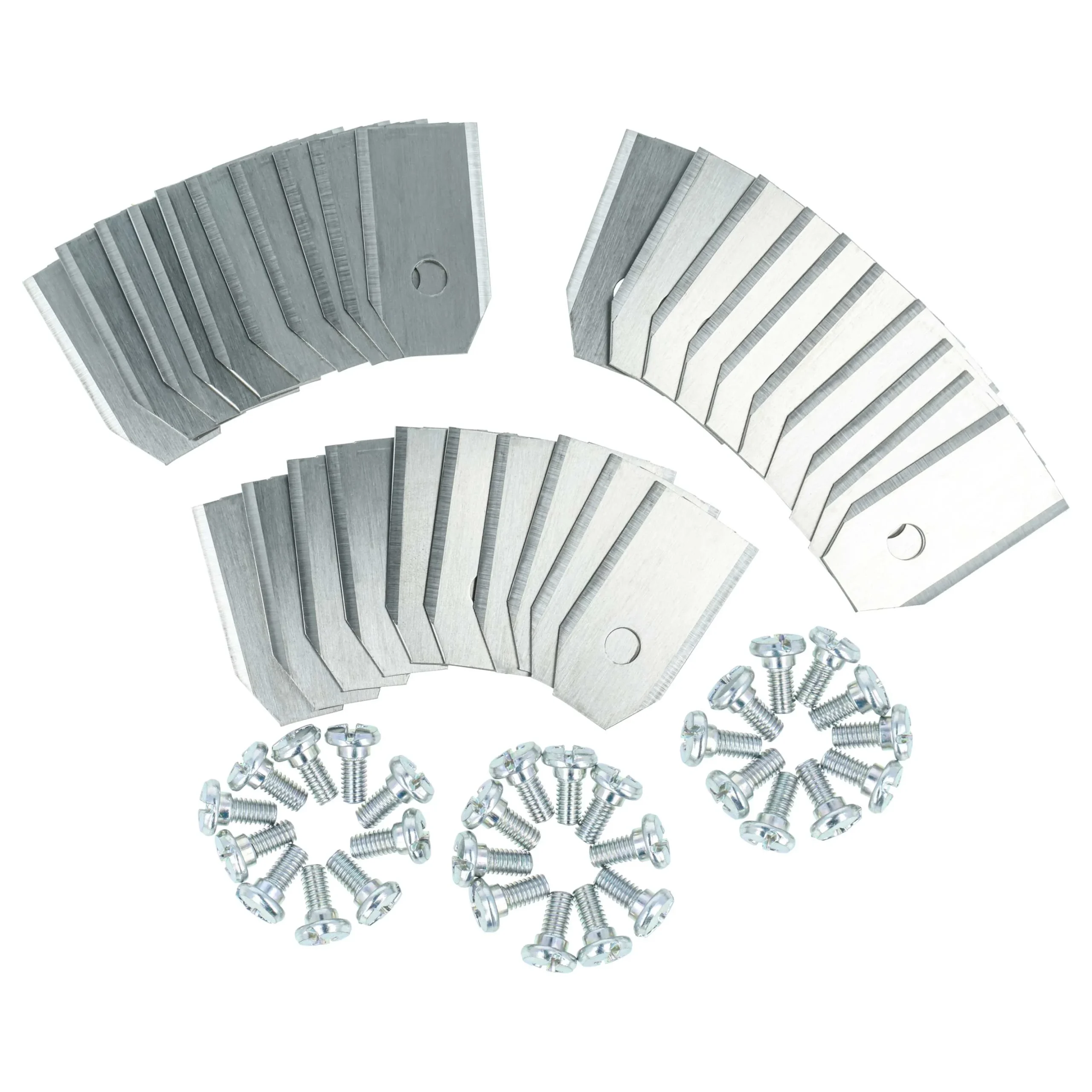 30x Lames remplace Arnold AR1 pour tondeuse – Couteaux acier, Silber - Accessoires pour outils