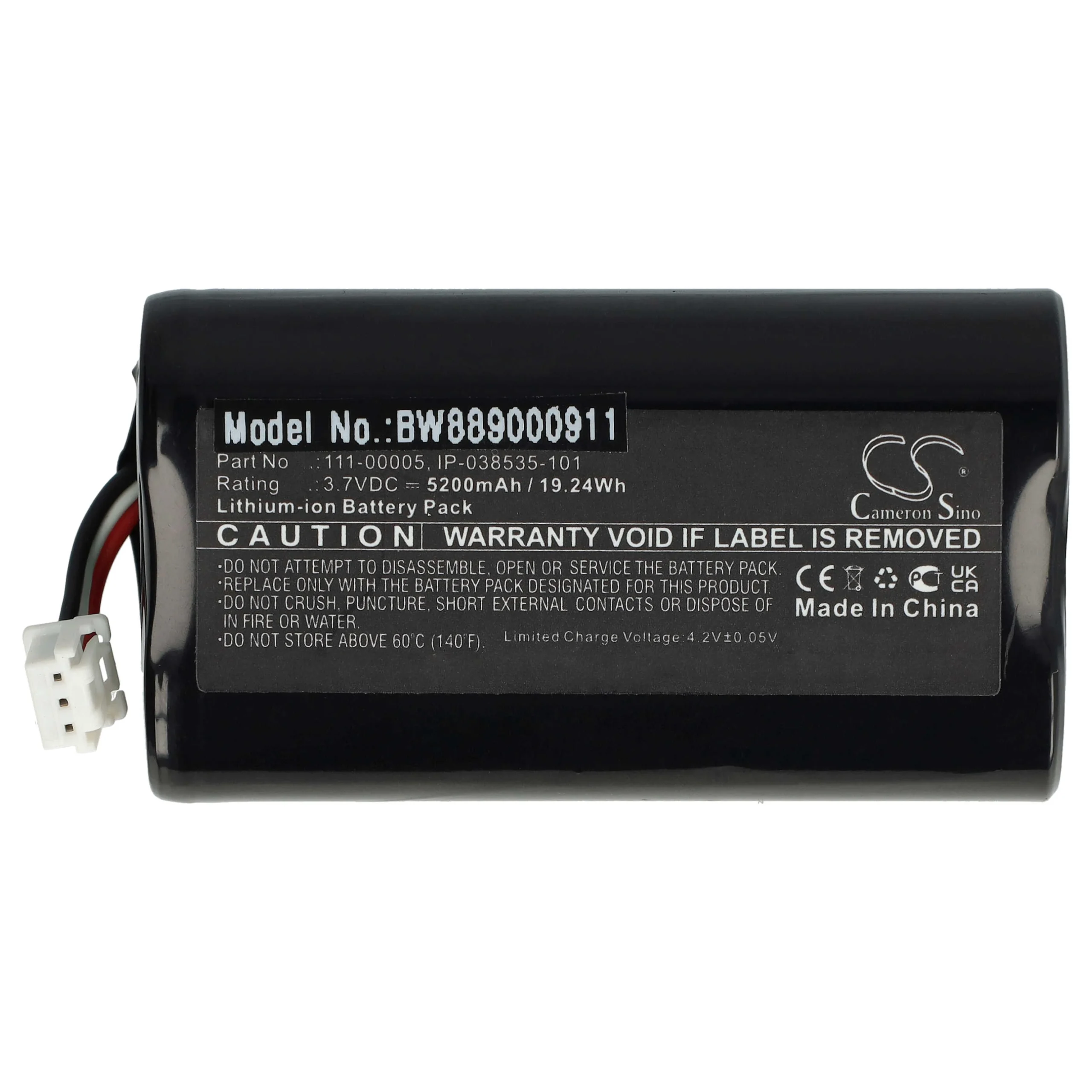 Batterie remplace Sonos IP-038535-101, 111-00005 enceinte Sonos - 5200mAh 3,7V Li-ion