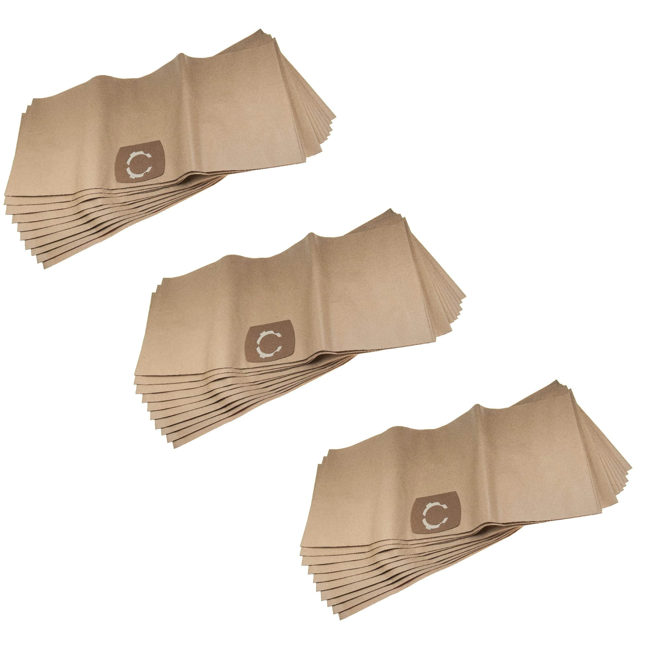 30x Sac remplace Swirl VAC 130, K 222 (30 l), R 24, Uni 30 pour aspirateur Thomas - papier