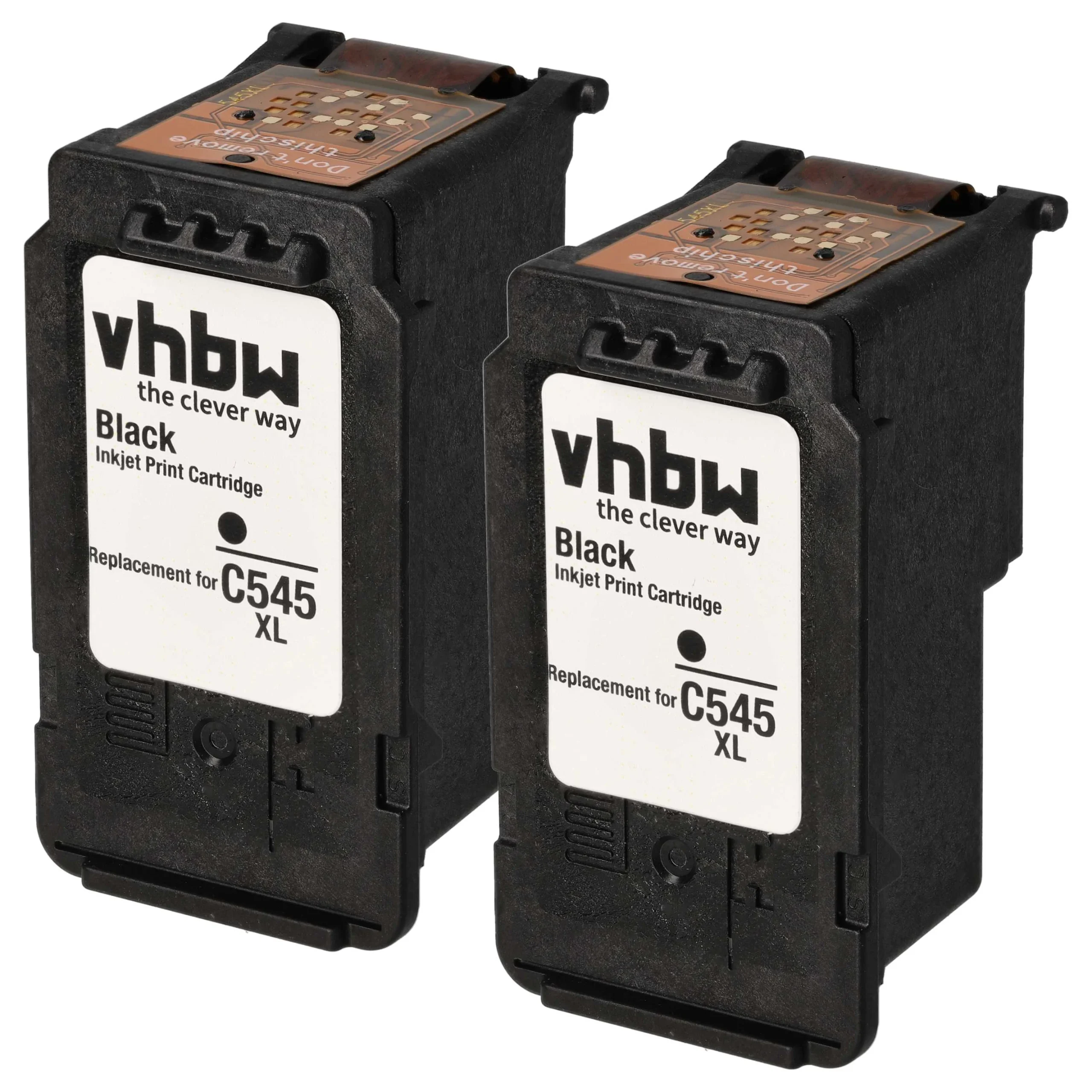 2x Cartouches remplace Canon PG-545XL, PG-545 pour imprimante - noir