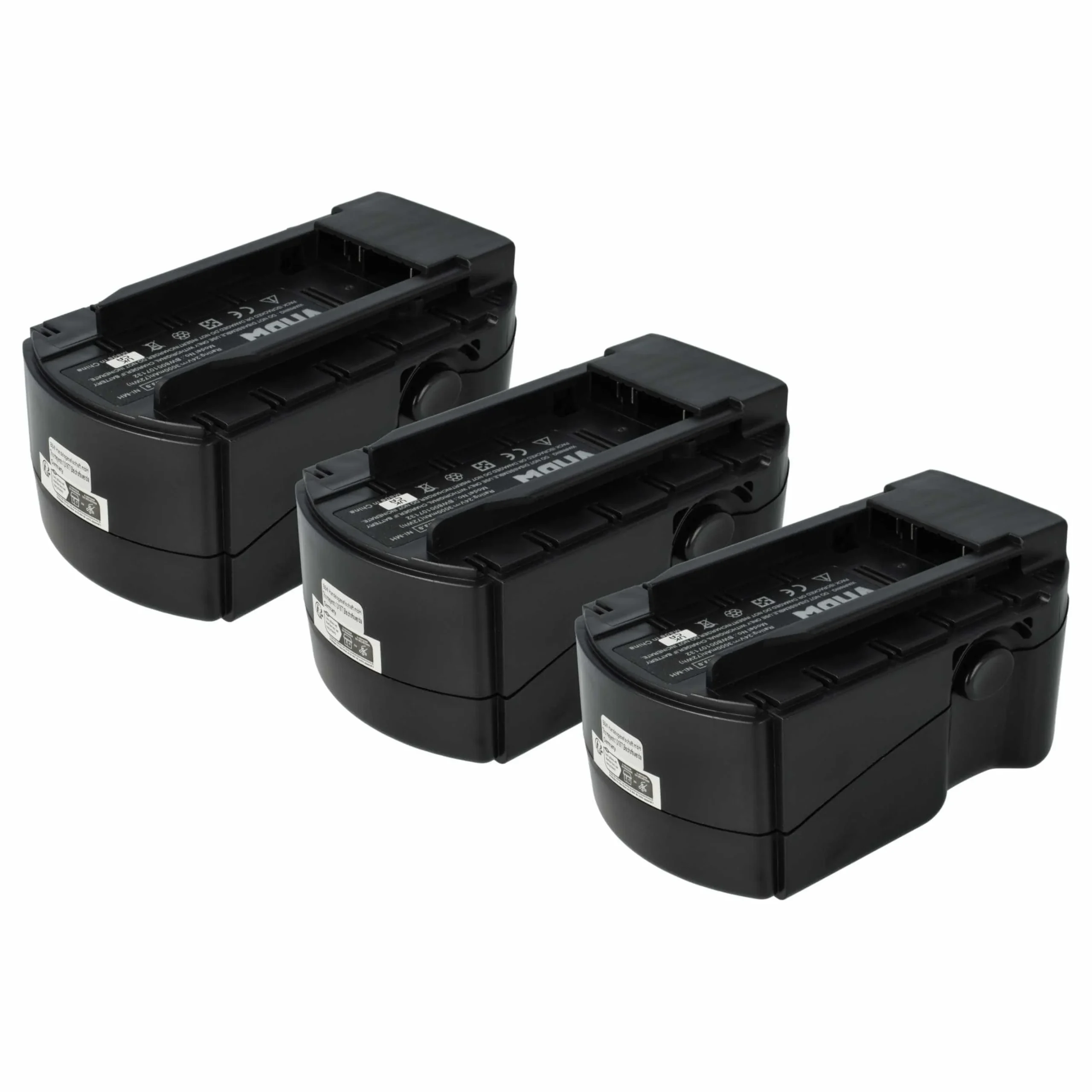 Batterie (3 pcs.) remplace Hilti B24, B 24/3.0, B 24/2.0 outil électrique Hilti - 3Ah 24V NiMH