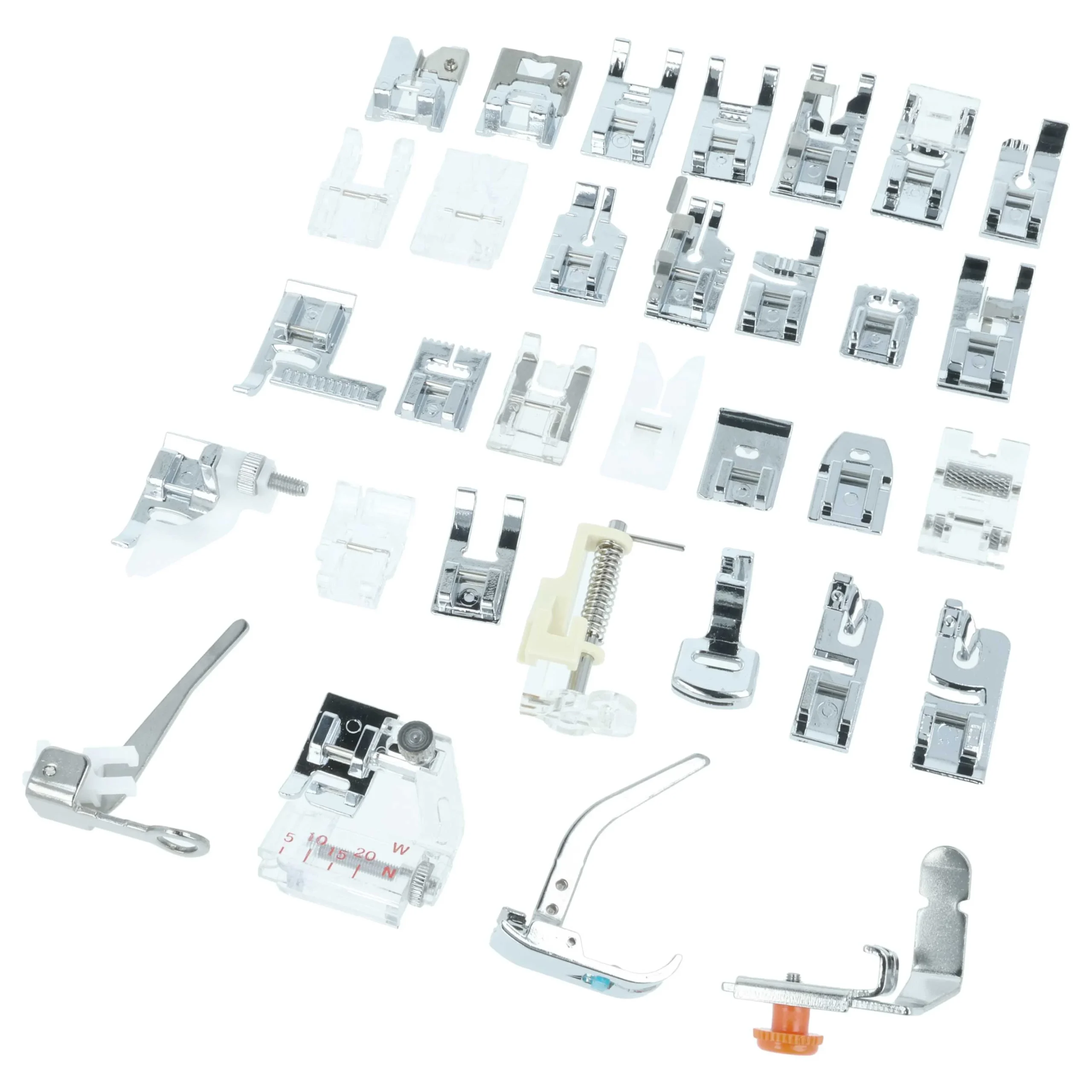 Pieds de couture - Kit de 32 pcs pour machine à coudre à tige basse