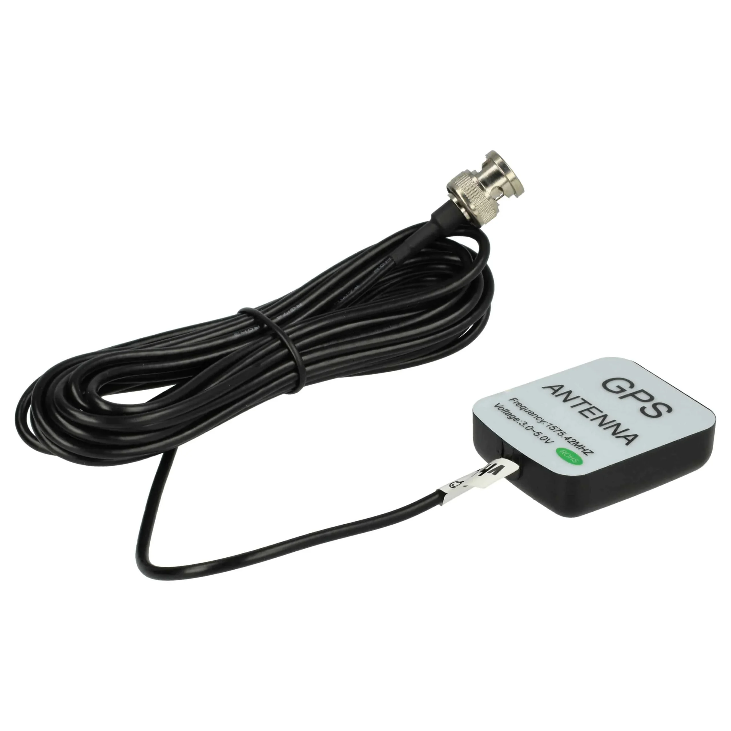 Antenne GPS pour navigation Garmin GPSMap - Pied magnétique, 5 m, entrée BNC, noir