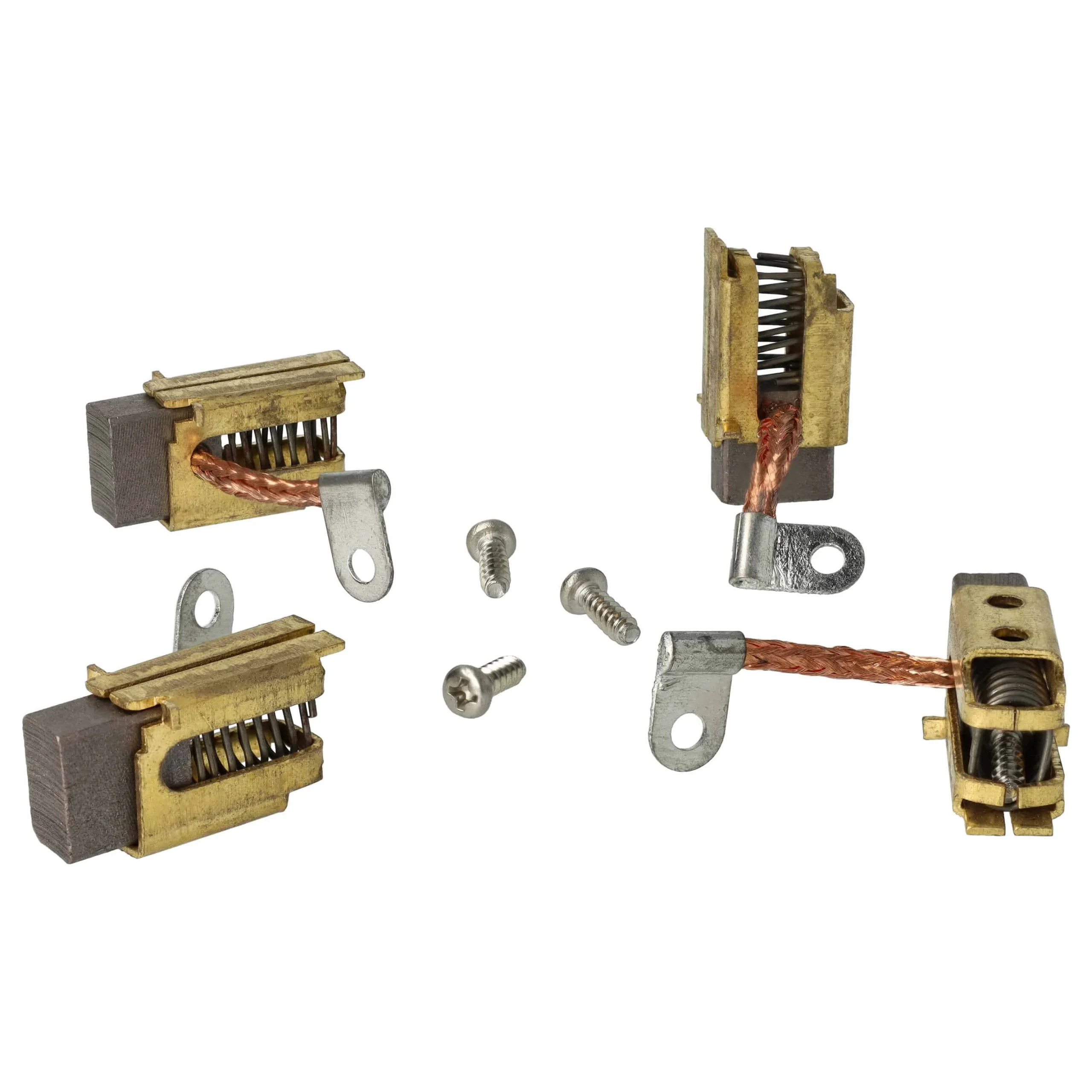 4x Balai remplace Iskra Mahle 16.908.051, 16.907.600 pour outil lave-linge - 16,2 x 15,8 x 8,9mm