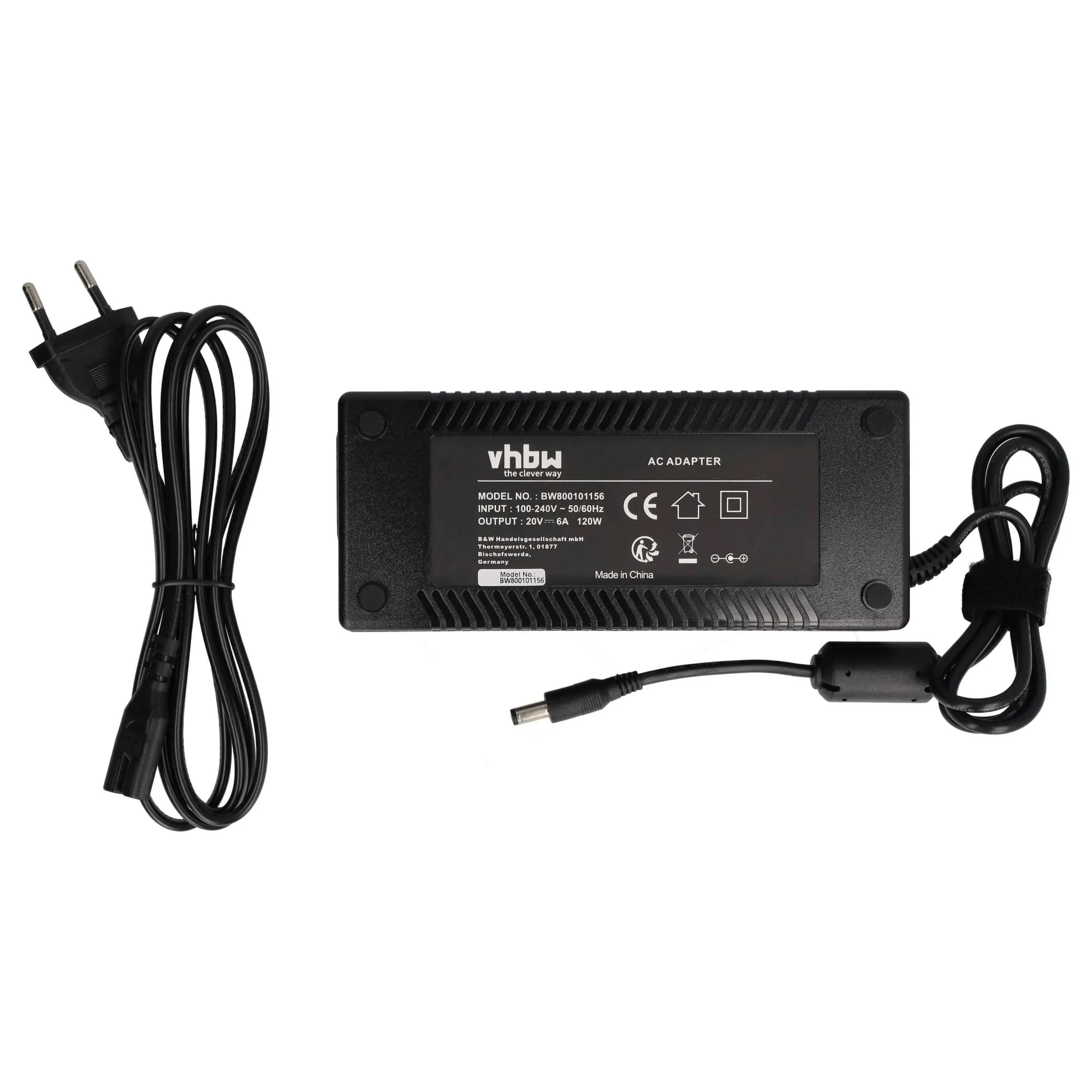Alimentation remplace A01007-0960, CA01007-0890, CA01007-0930 pour ordinateur portable Gericom - 200 cm, 120 W