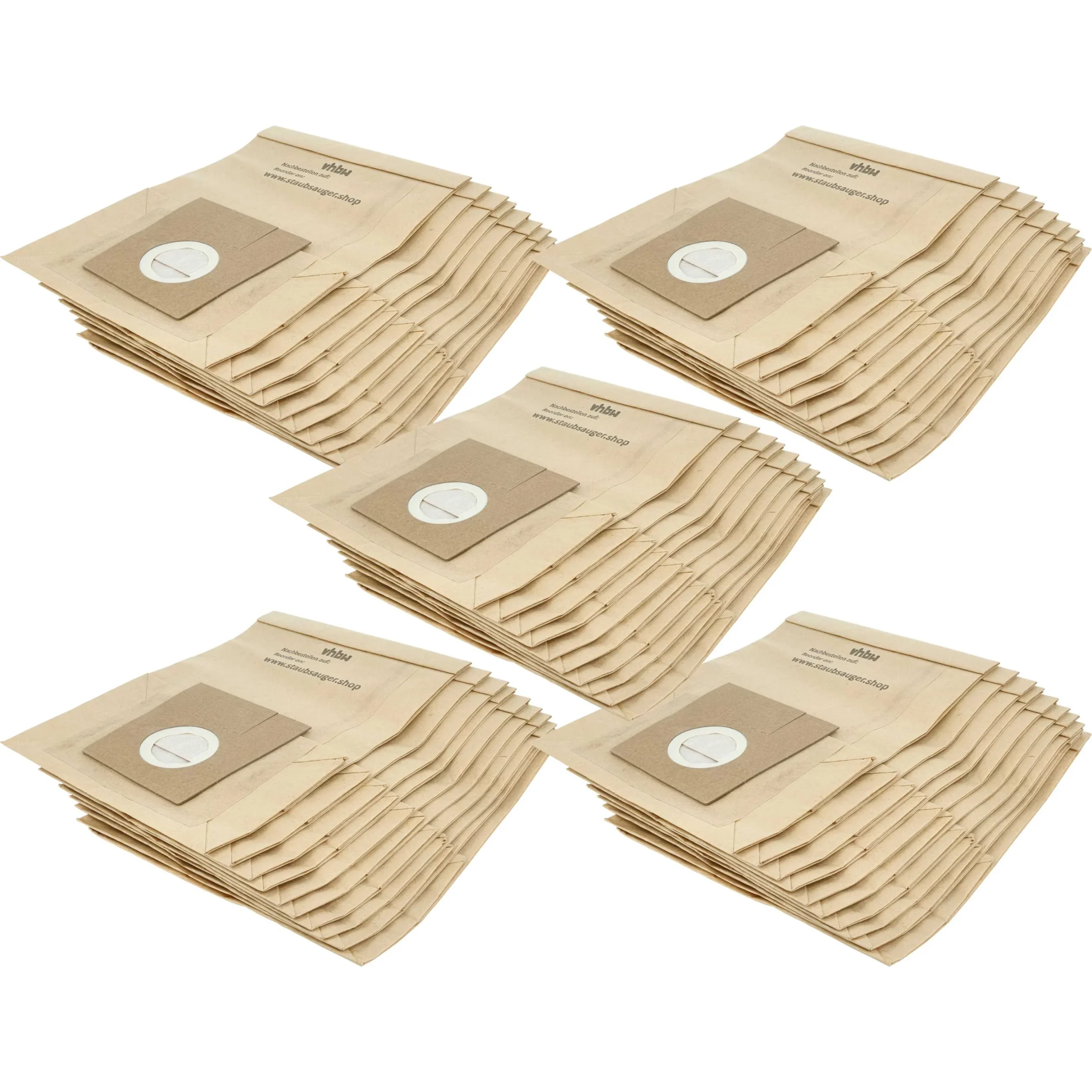 50x Sac remplace Bosch taile G, taille G XL, taille F, taille E, taille G XXL pour aspirateur Satrap - papier