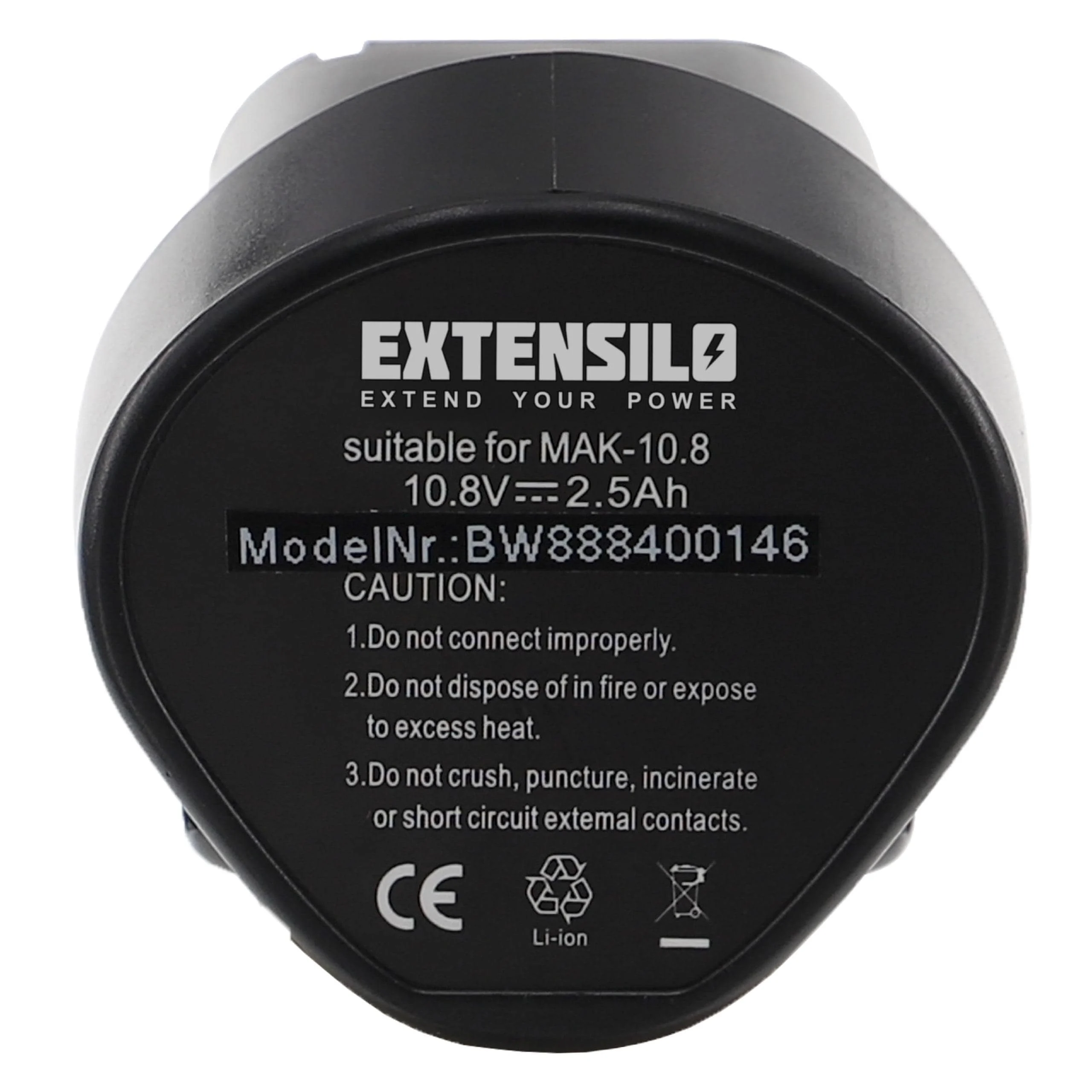 Batterie remplace Makita 195332-9, 194588-1, 194551-4, 194550-6 outil électrique Makita - 2,5Ah 10,8V Li-ion