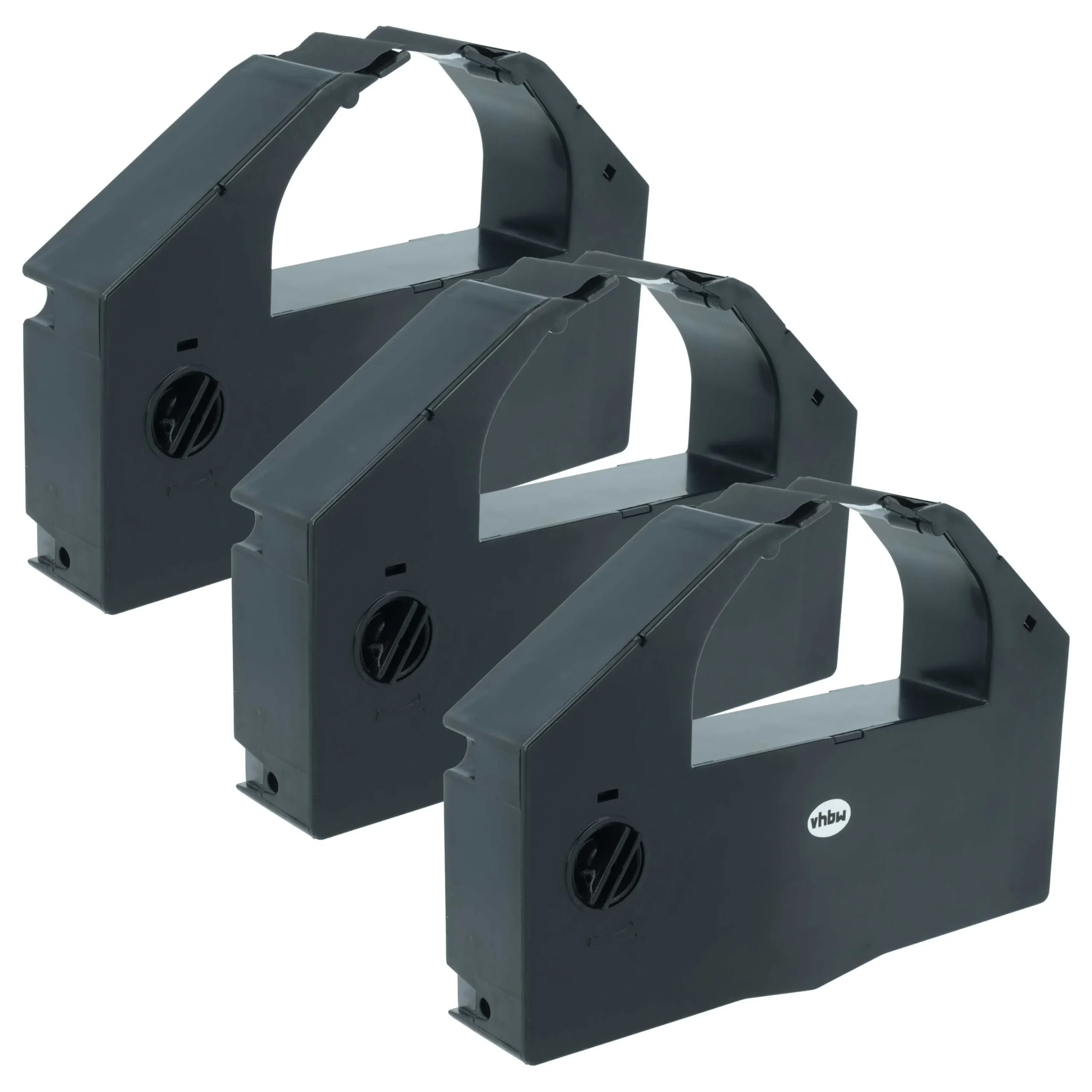 3x Ruban encreur remplace Epson C13S015066, S015067 pour imprimante matricielle / étiquette - noir