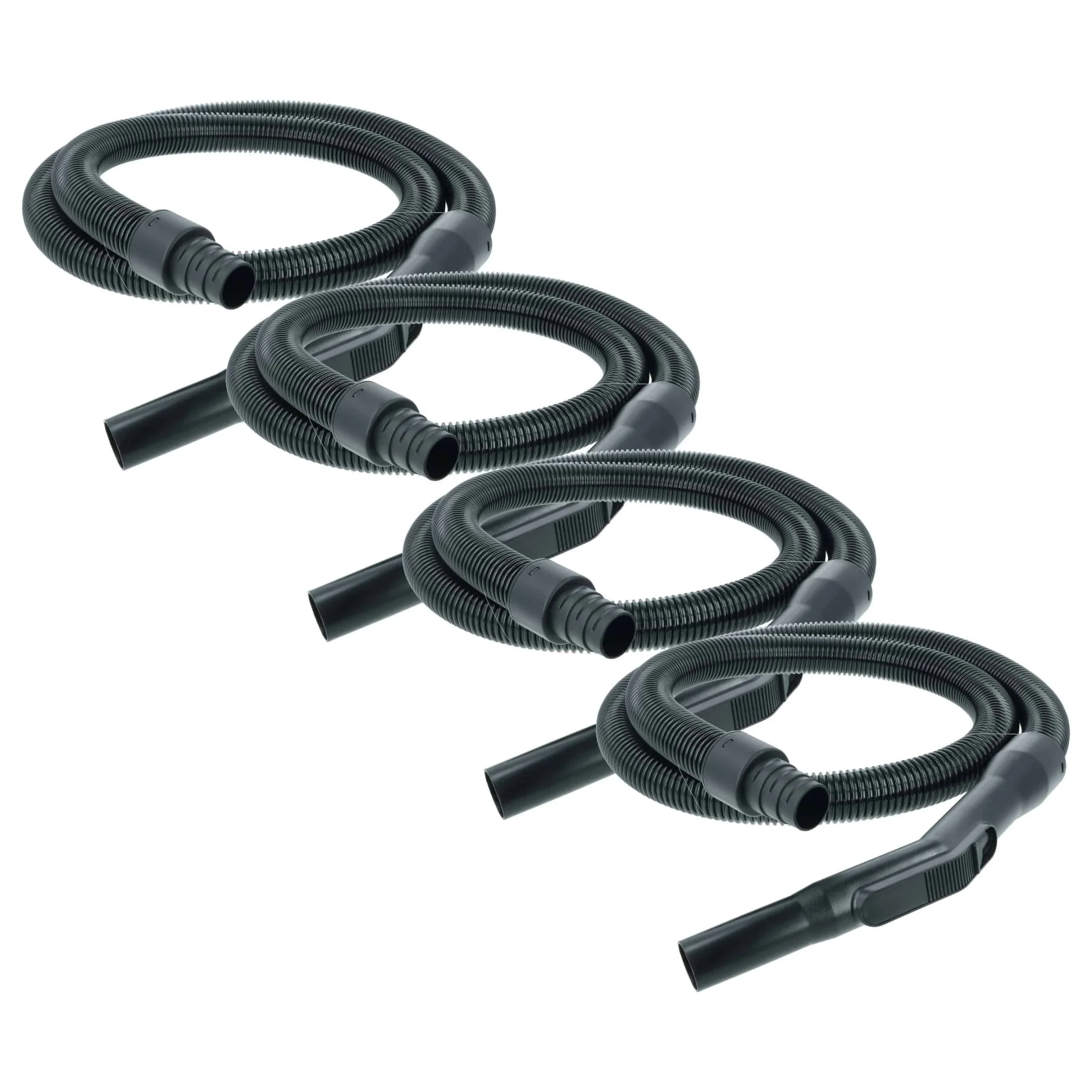 4x Tuyau flexible universel pour aspirateur - avec poignée, 1,8m, ⌀ 32mm, 35 mm, 38 mm