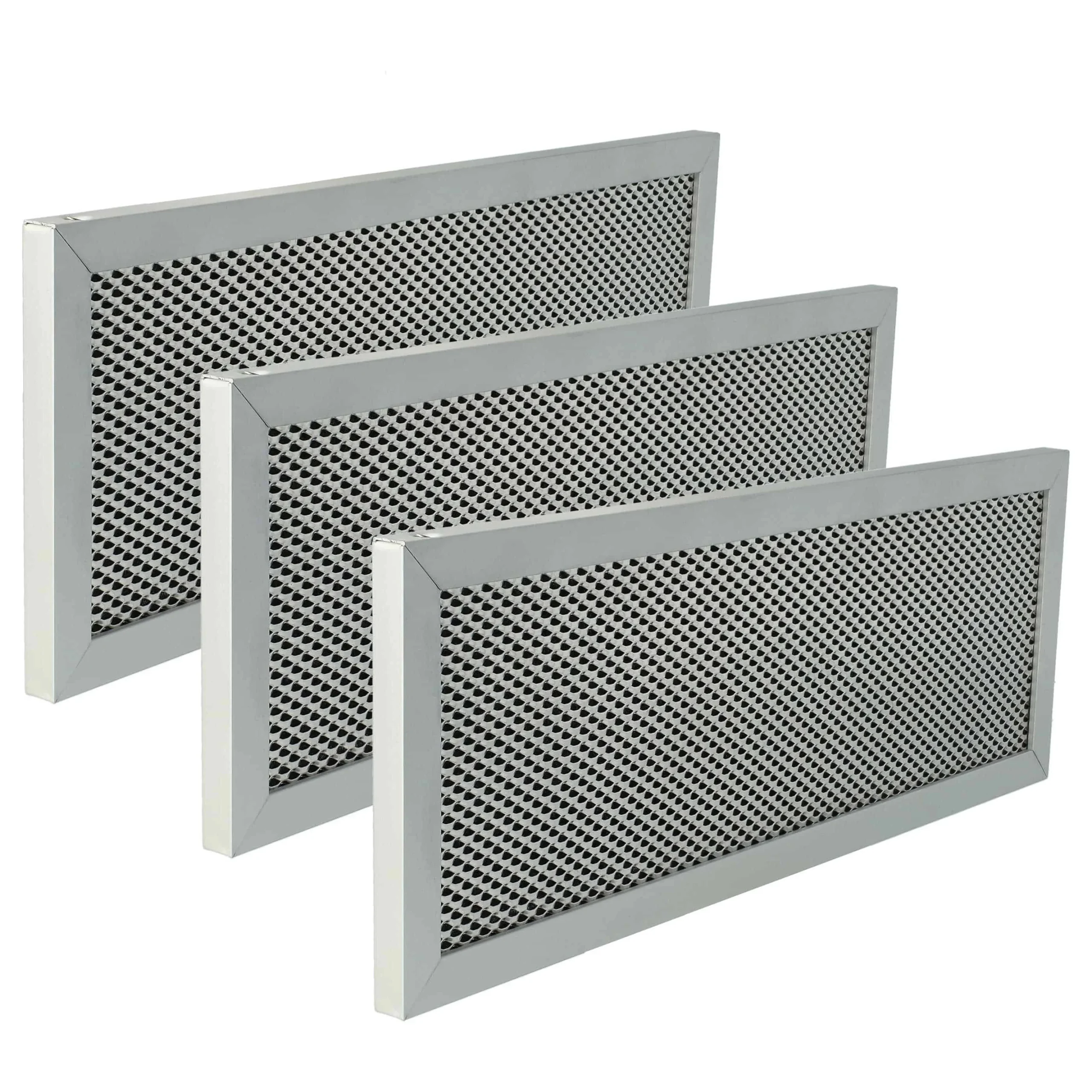 3x Filtres métal remplace Klarstein 10035417, 52035417 pour hotte aspirante - Accessoires appareils ménagers