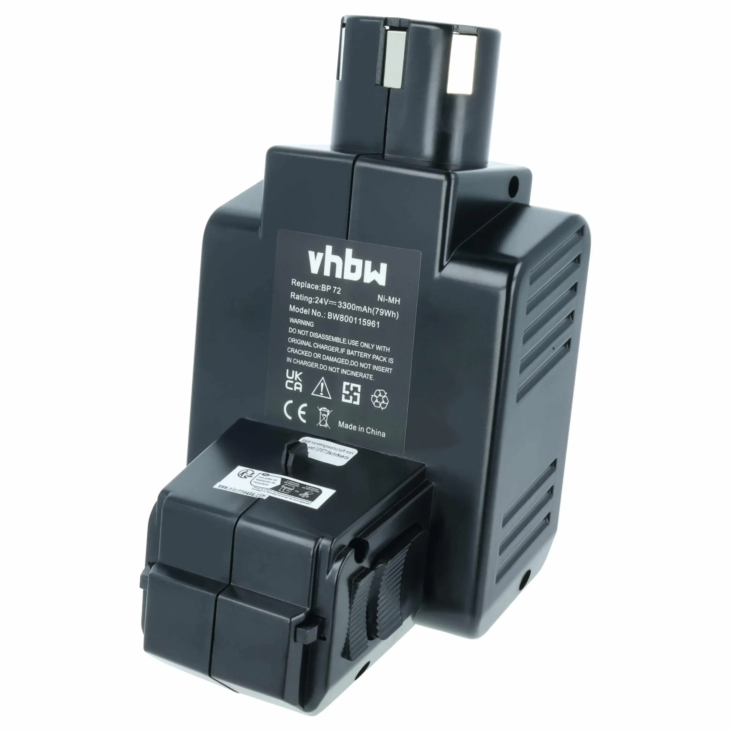 Batterie remplace Hilti BP72, BP60, 331530, BP40 outil électrique Hilti - 3,3Ah 24V NiMH