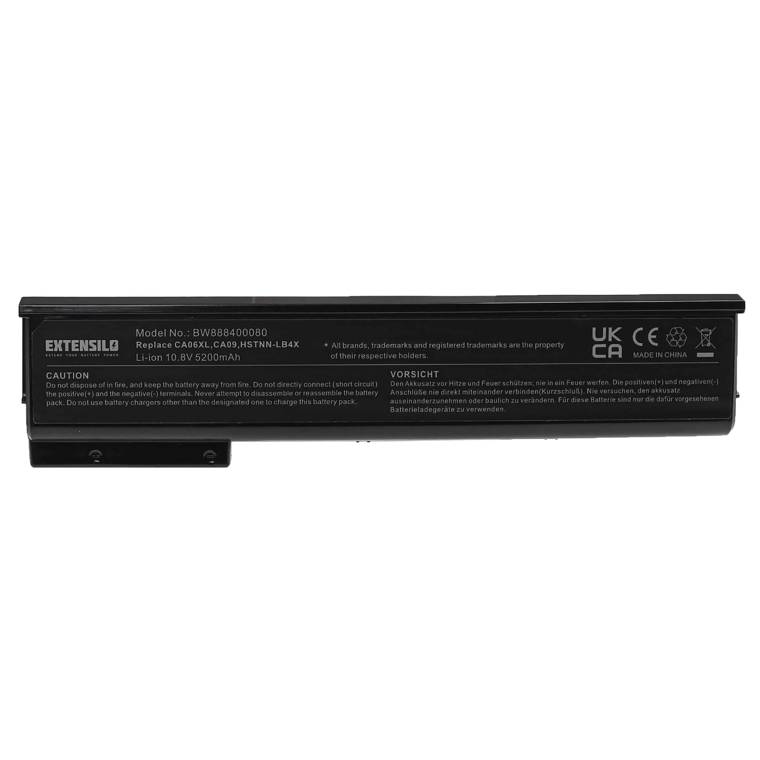Batterie remplace HP 718675-121, 718675-141, 718675-142 pour ordinateur portable HP- 5200mAh 10,8V Li-ion