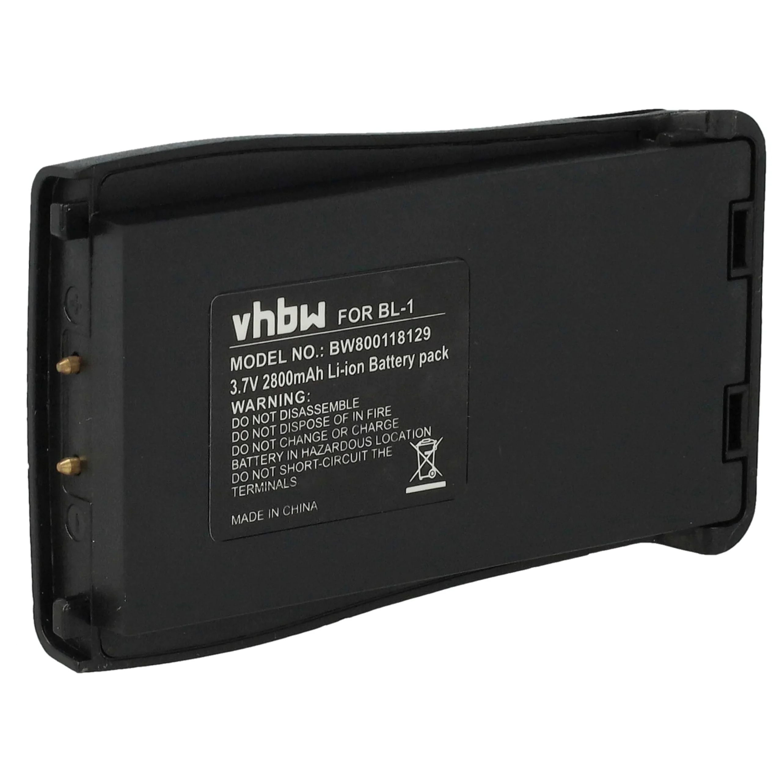 Batterie remplace Baofeng BL-1 pour radio talkie-walkie Retevis- 2800mAh 3,7V Li-ion