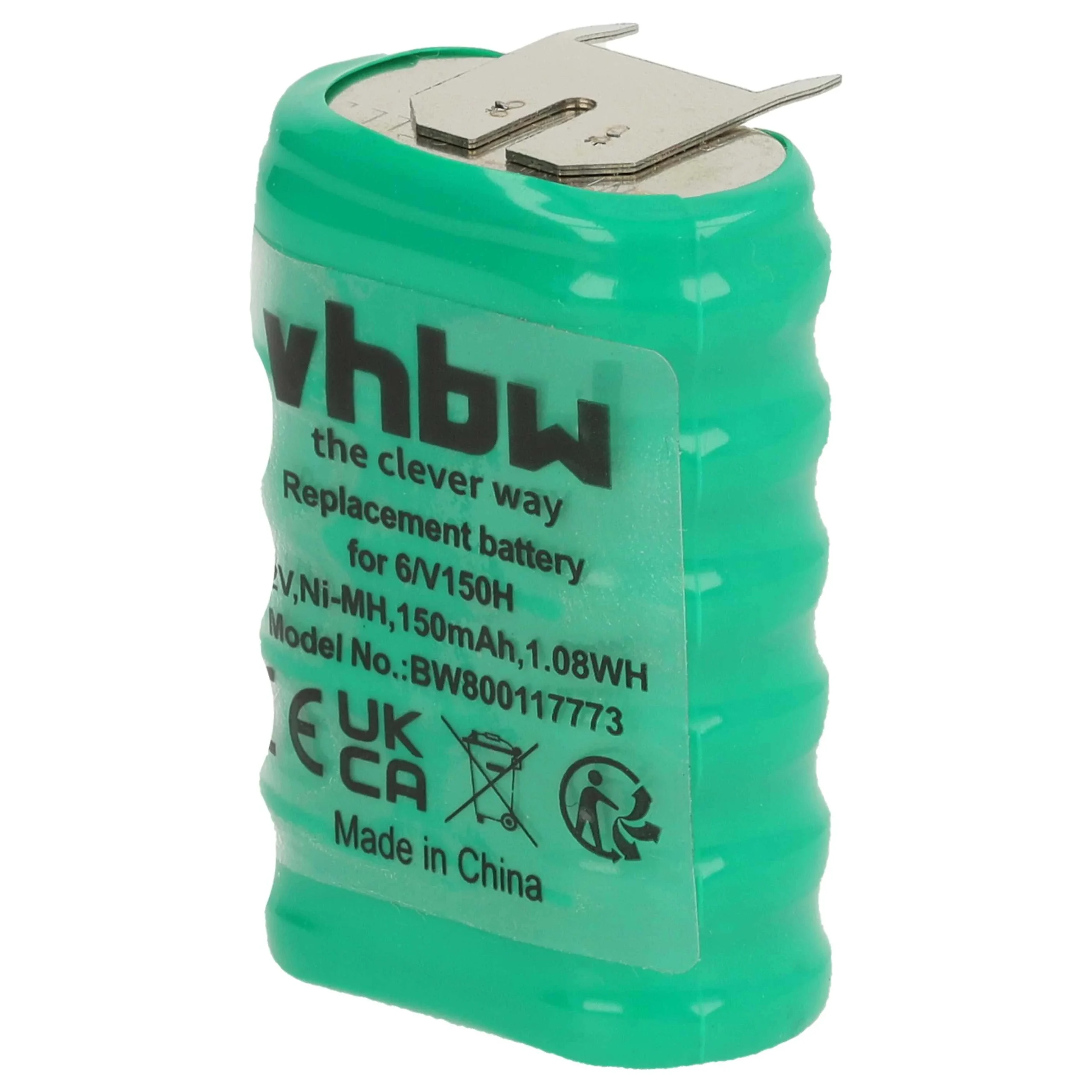 Pile bouton de type 6/V150H pour le modélisme et autres - 150mAh 7,2V NiMH