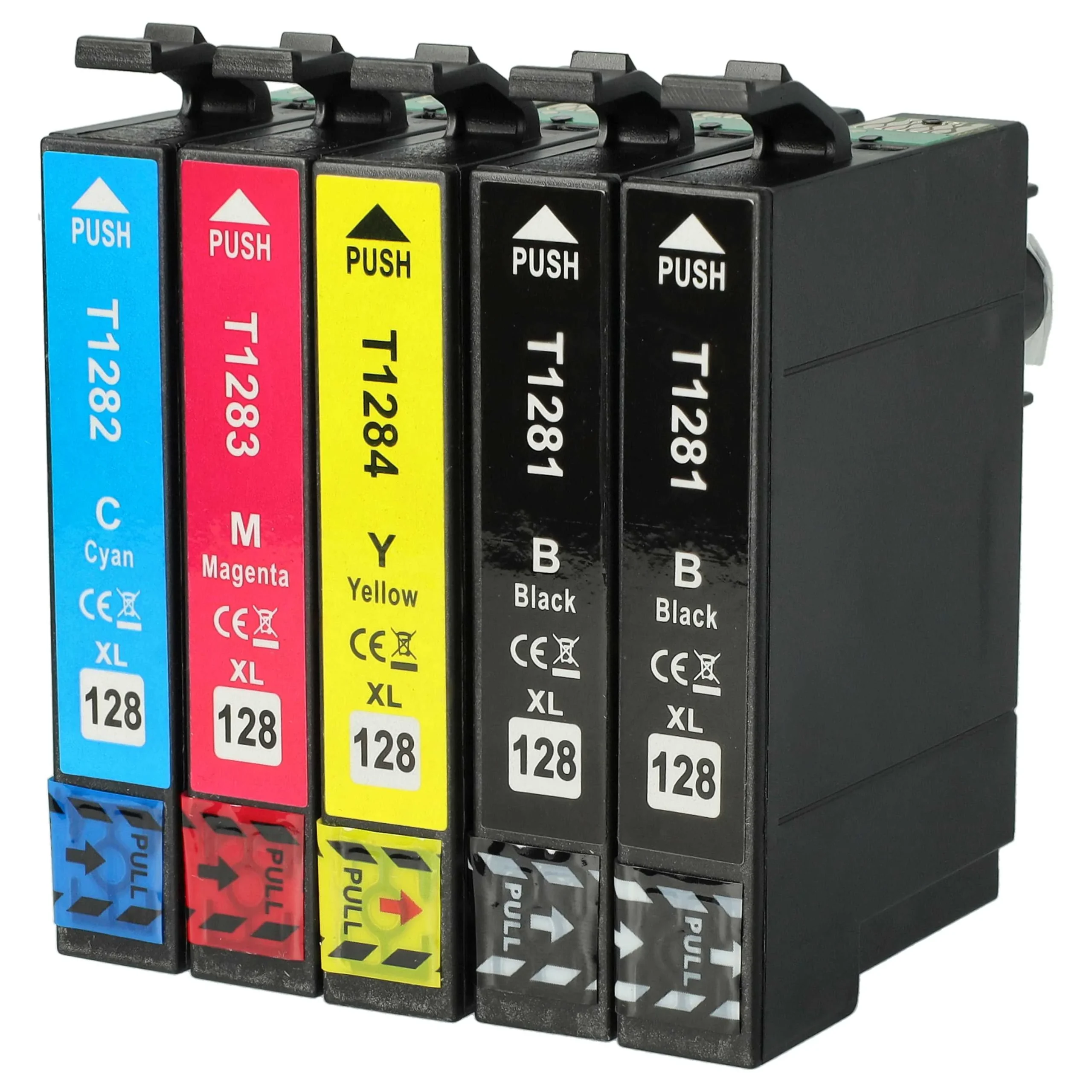 5x Cartouches remplace Epson T1281, T1282, T1282C pour imprimante - Accessoires pour imprimante
