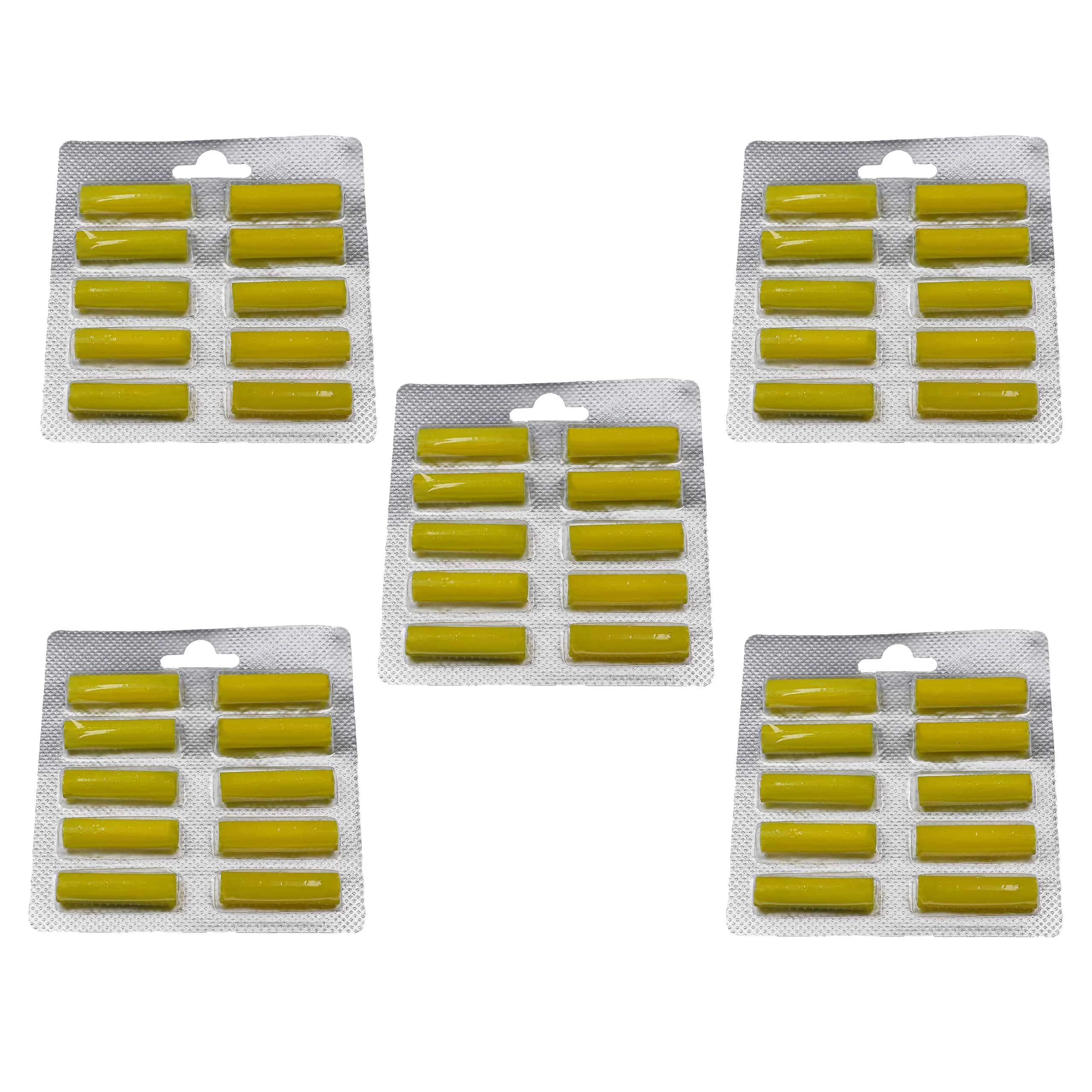 50x Bâtonnets parfumés pour divers aspirateurs avec sac - citron