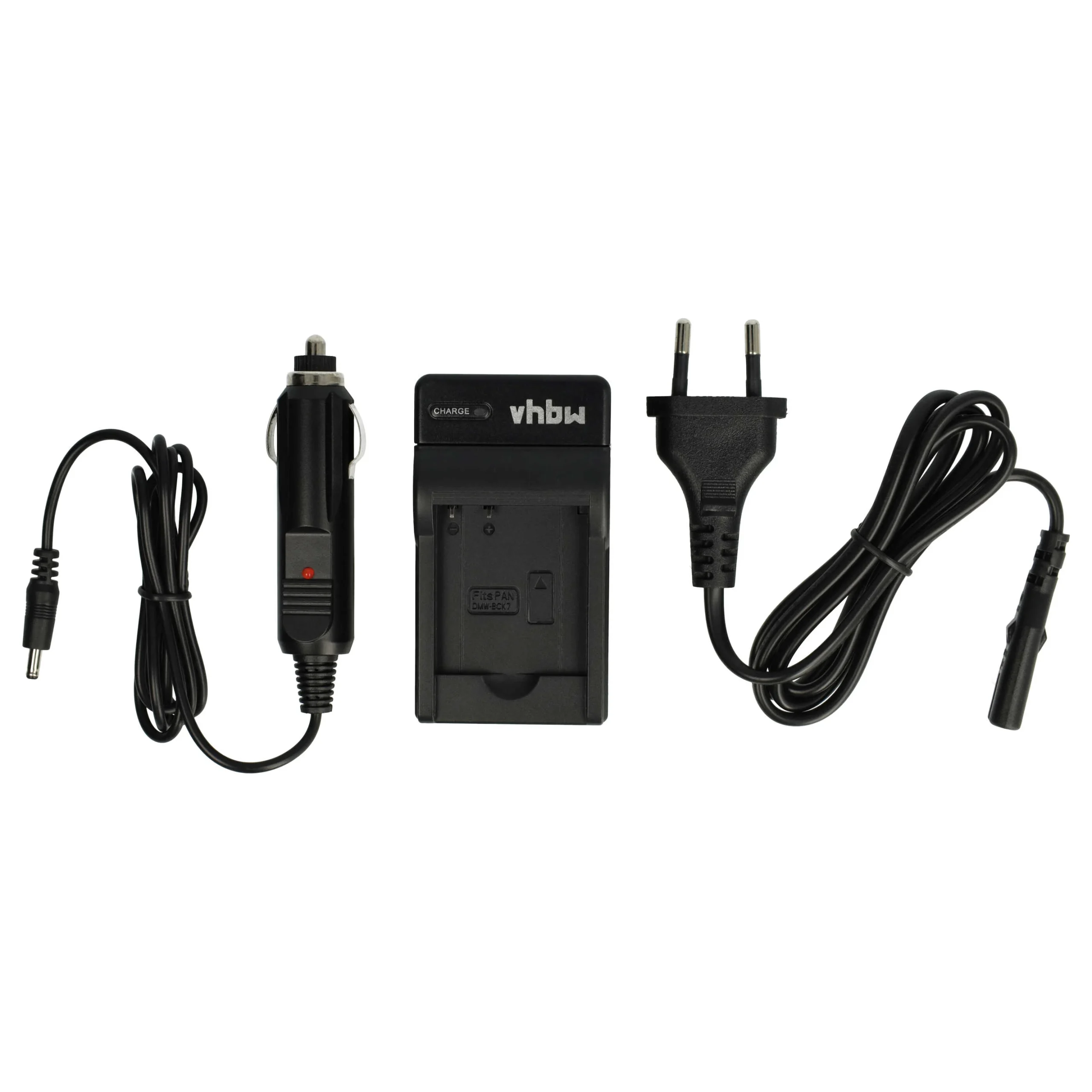 Chargeur pour appareil photo Panasonic Lumix DMC-FS28, DMC-FT20, DMC-FT25, DMW-BCK7PP - 0,6 A, 4,2 V