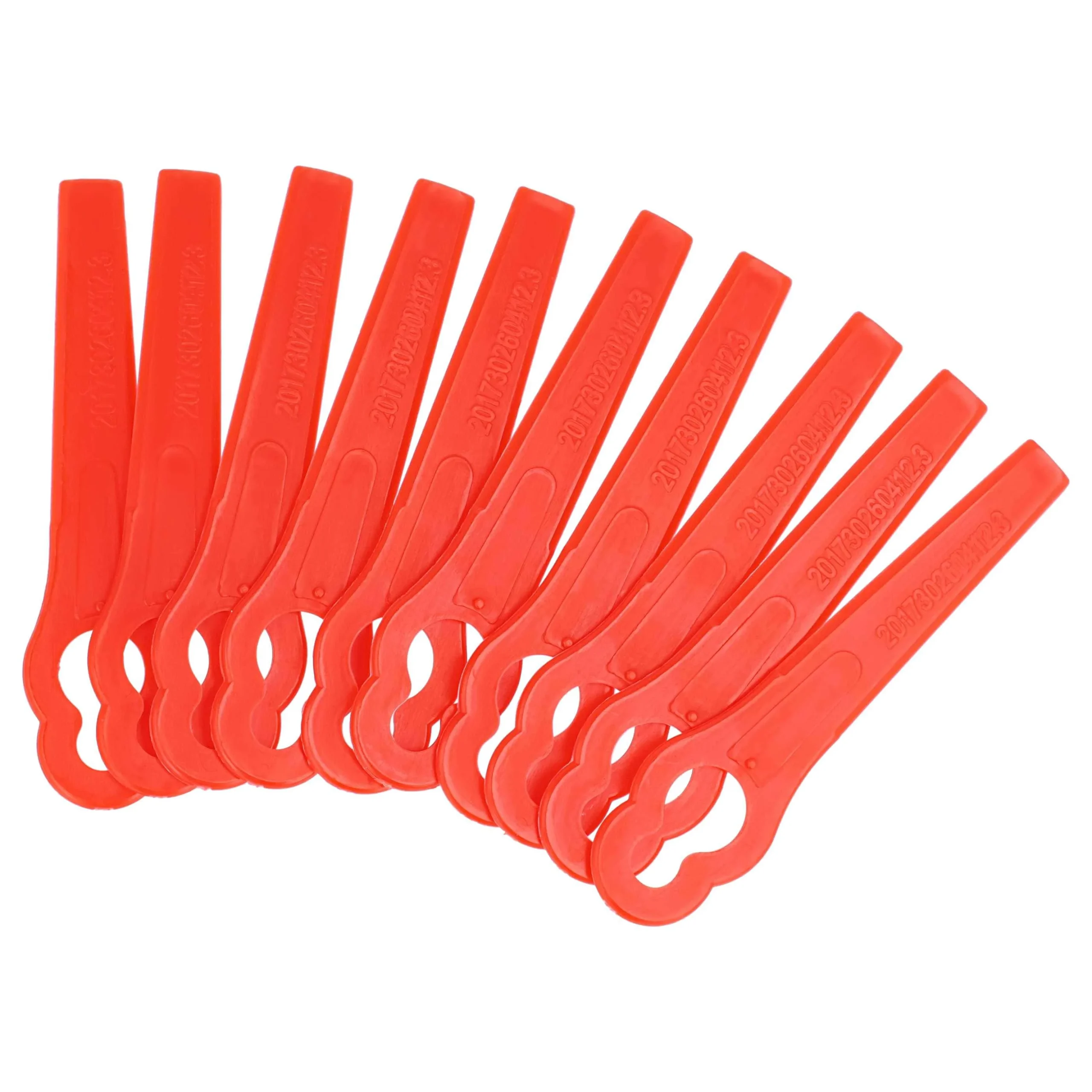 10x Lames remplace ALM BQ026 pour débroussailleuse – Couteaux plastique, Rot - Accessoires pour outils
