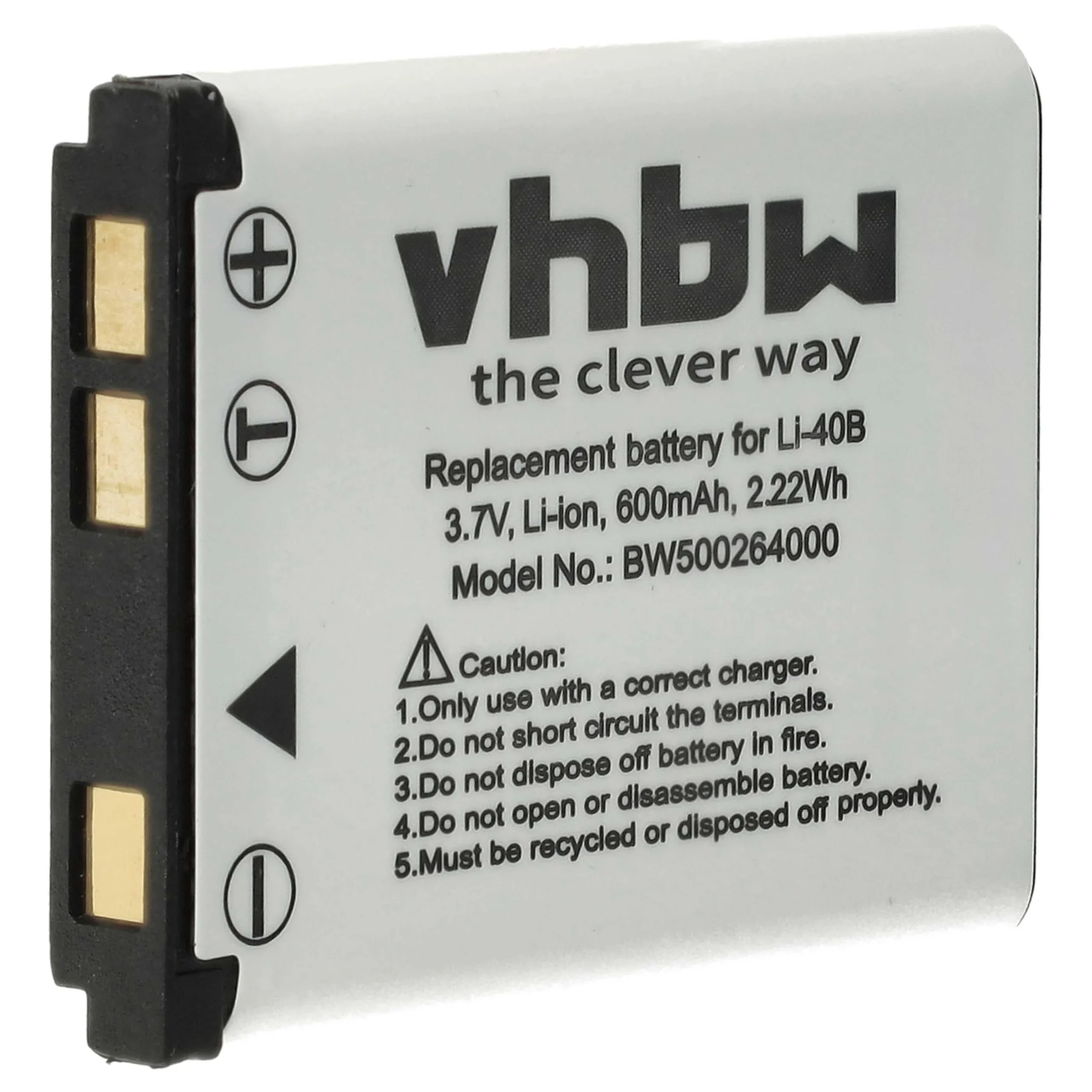 Batterie remplace BenQ DLI216 pour appareil photo Bosch- 600mAh 3,7V Li-ion