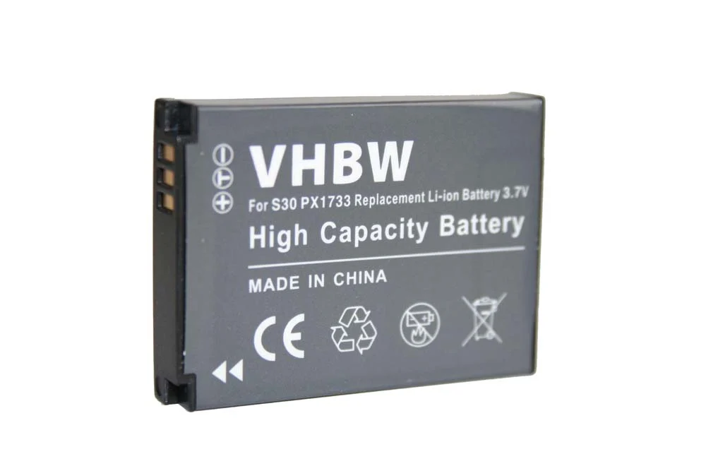 Batterie remplace Toshiba PC1733E-1BRS, PX1733 pour caméscope Toshiba- 700mAh 3,7V Li-ion