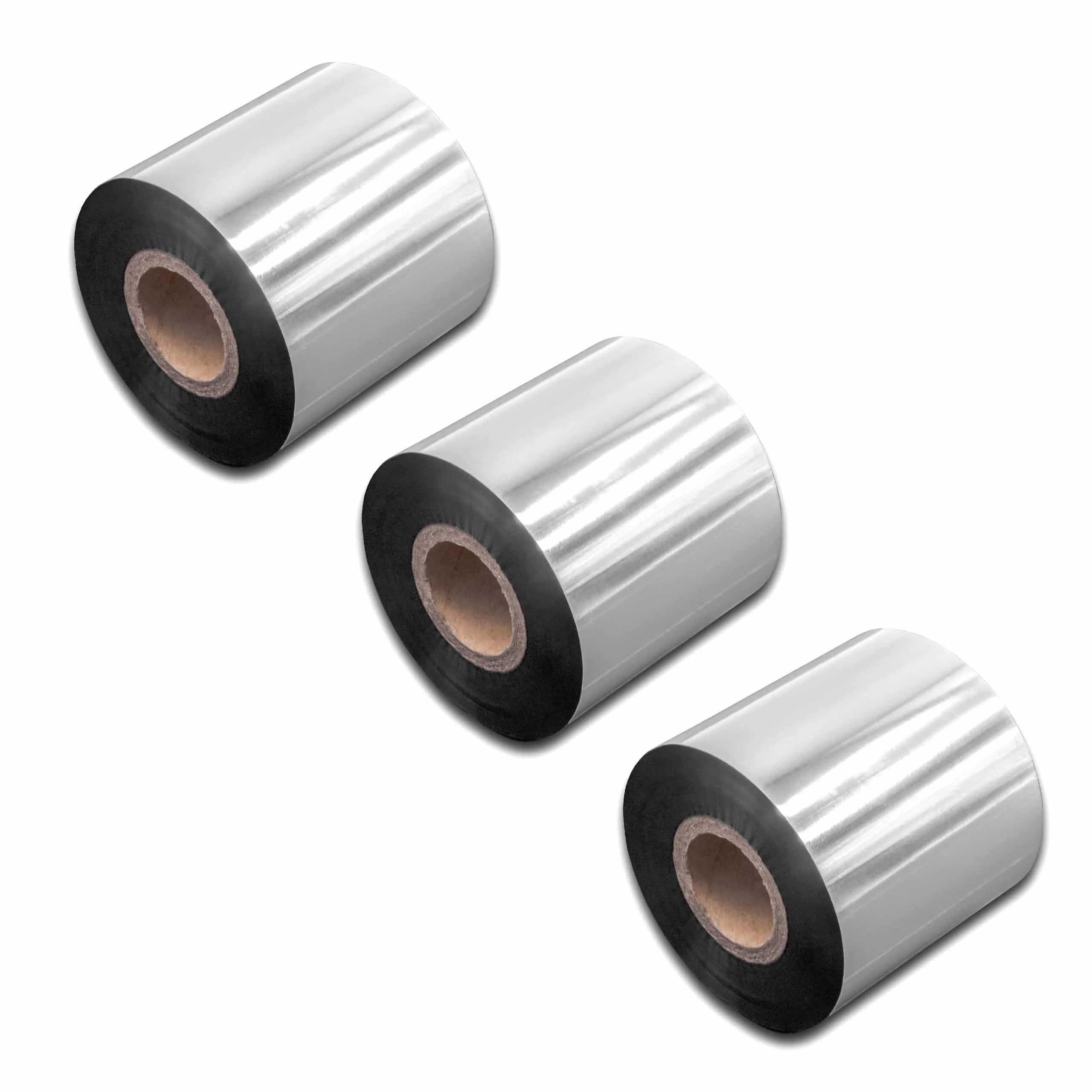 3x Ruban de transfert thermique pour imprimante Godex, Printronix, TSC, Valentin - 60 mm x 300 m, résine/cire
