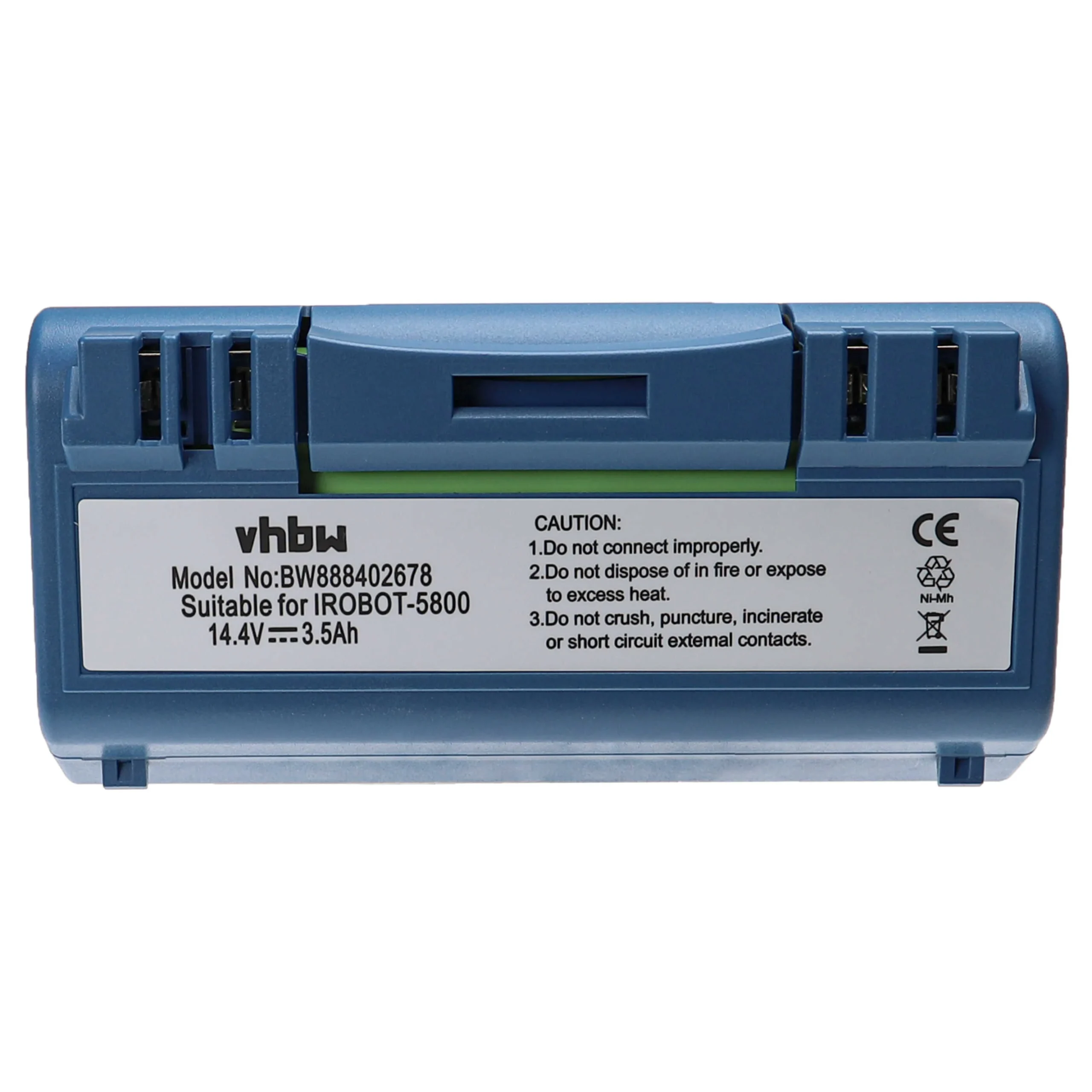 Batterie remplace AEG SP385-BAT, SP5832, 14904 pour robot aspirateur iRobot - 3500mAh 14,4V NiMH