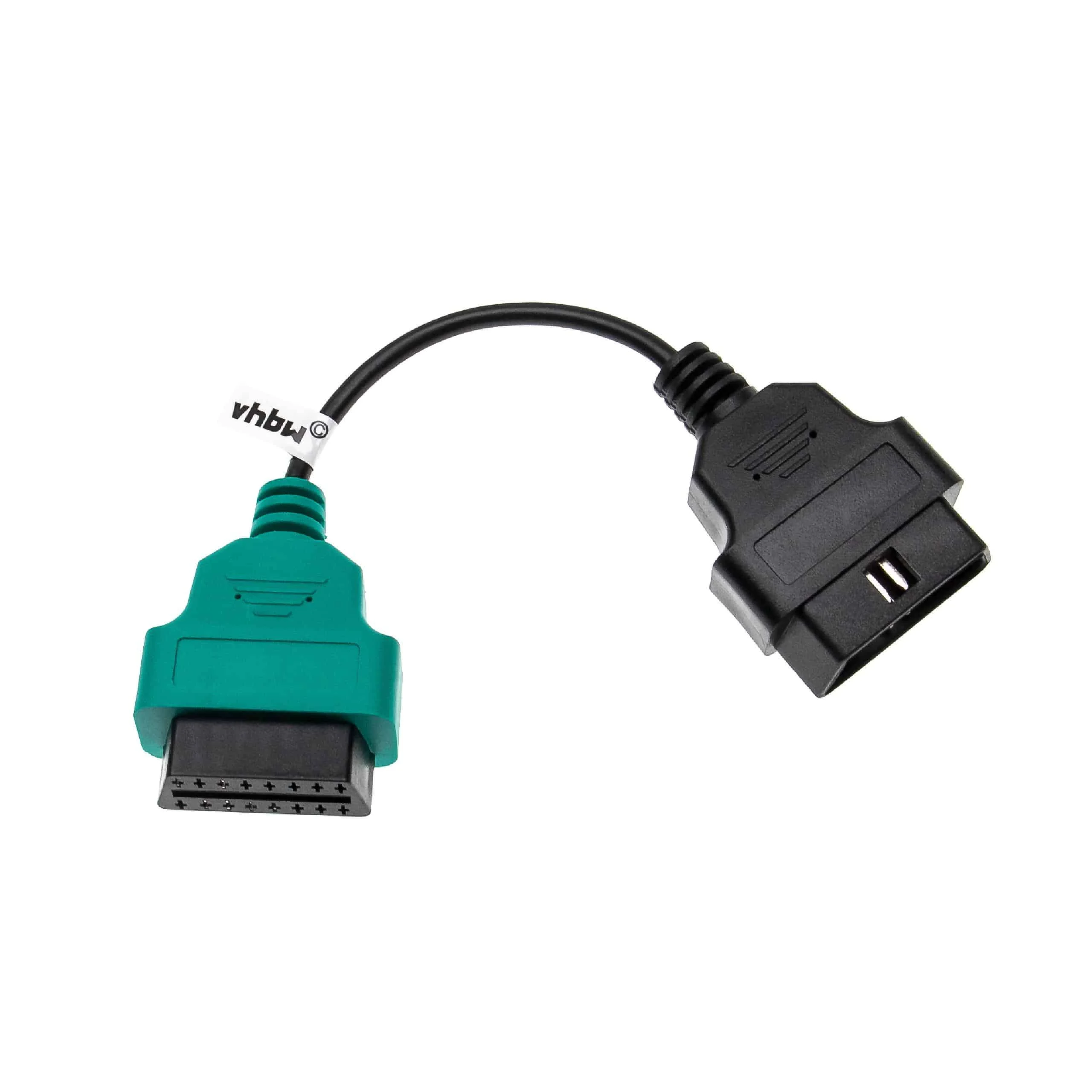 Adaptateur OBD2 A1 16 pin-OBD1 vers OBD2 pour voiture Alfa Romeo, Fiat, Lancia, Polonez