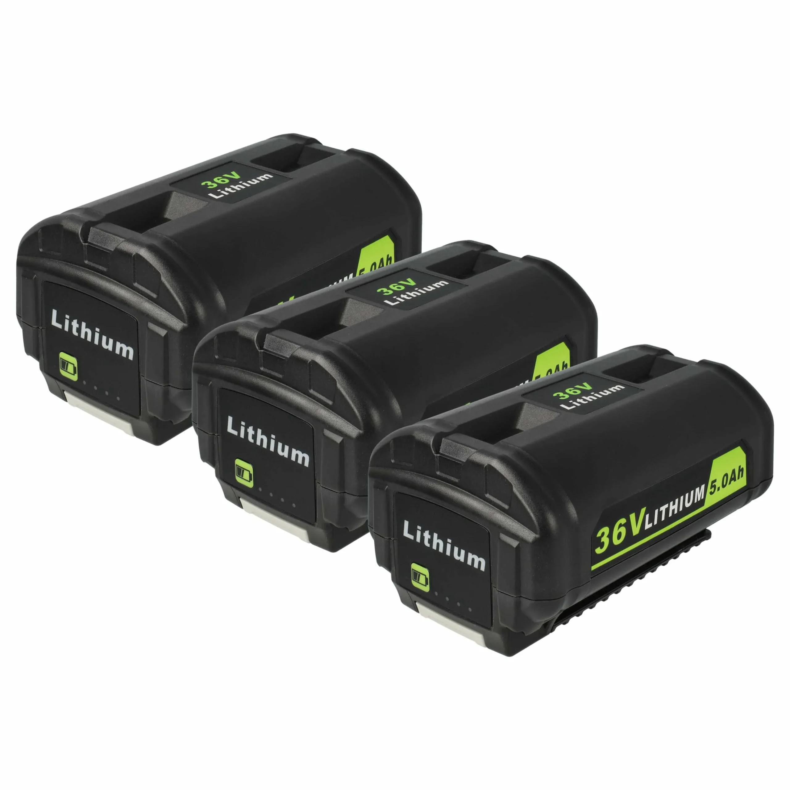 3x Batteries remplace Ryobi BPL3626, BPL3626D, BPL3640, 5133002166 pour outil de jardinage - 5Ah 36V Li-ion