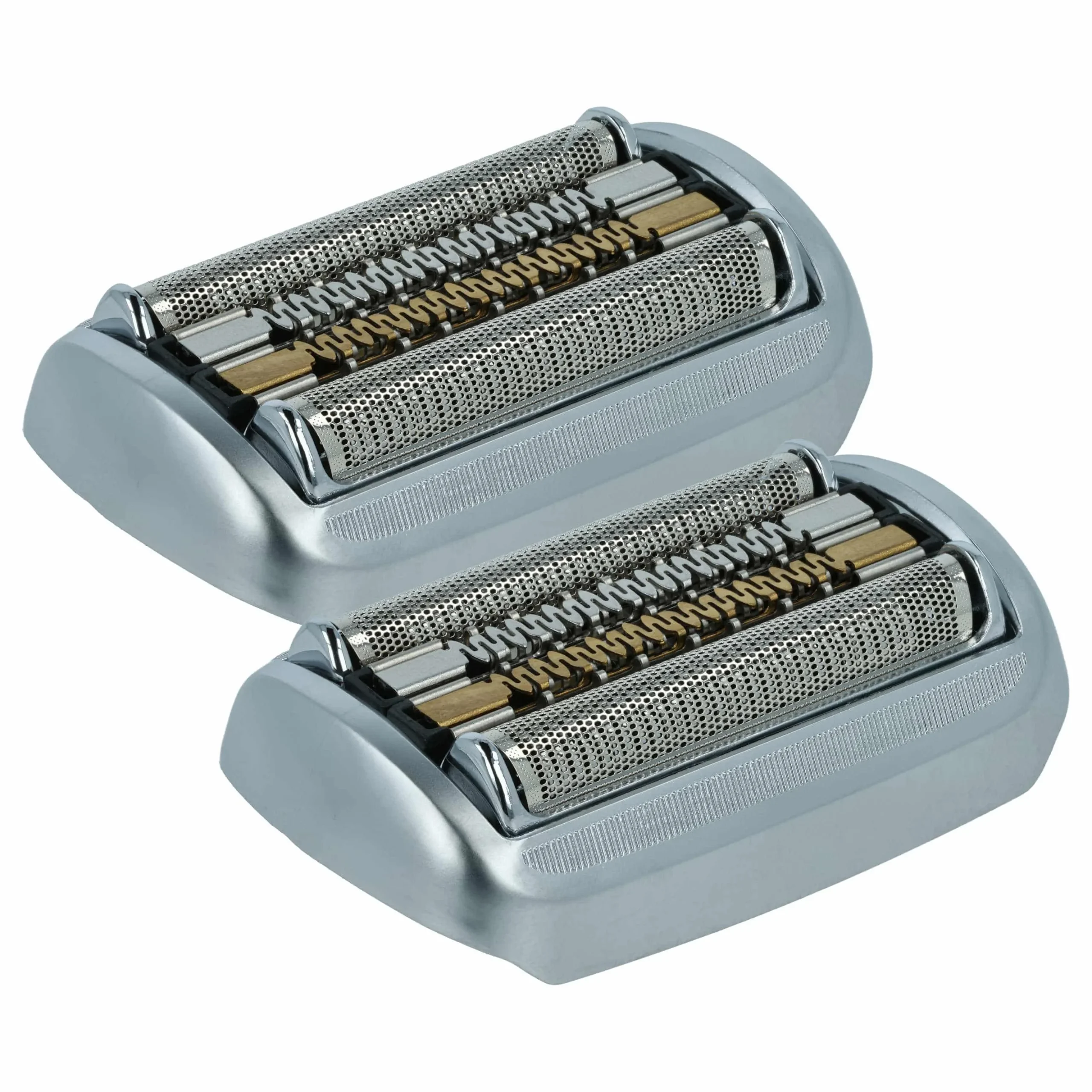 2x Têtes de rasoir remplace Braun 94M pour rasoir électrique Braun - argent mat