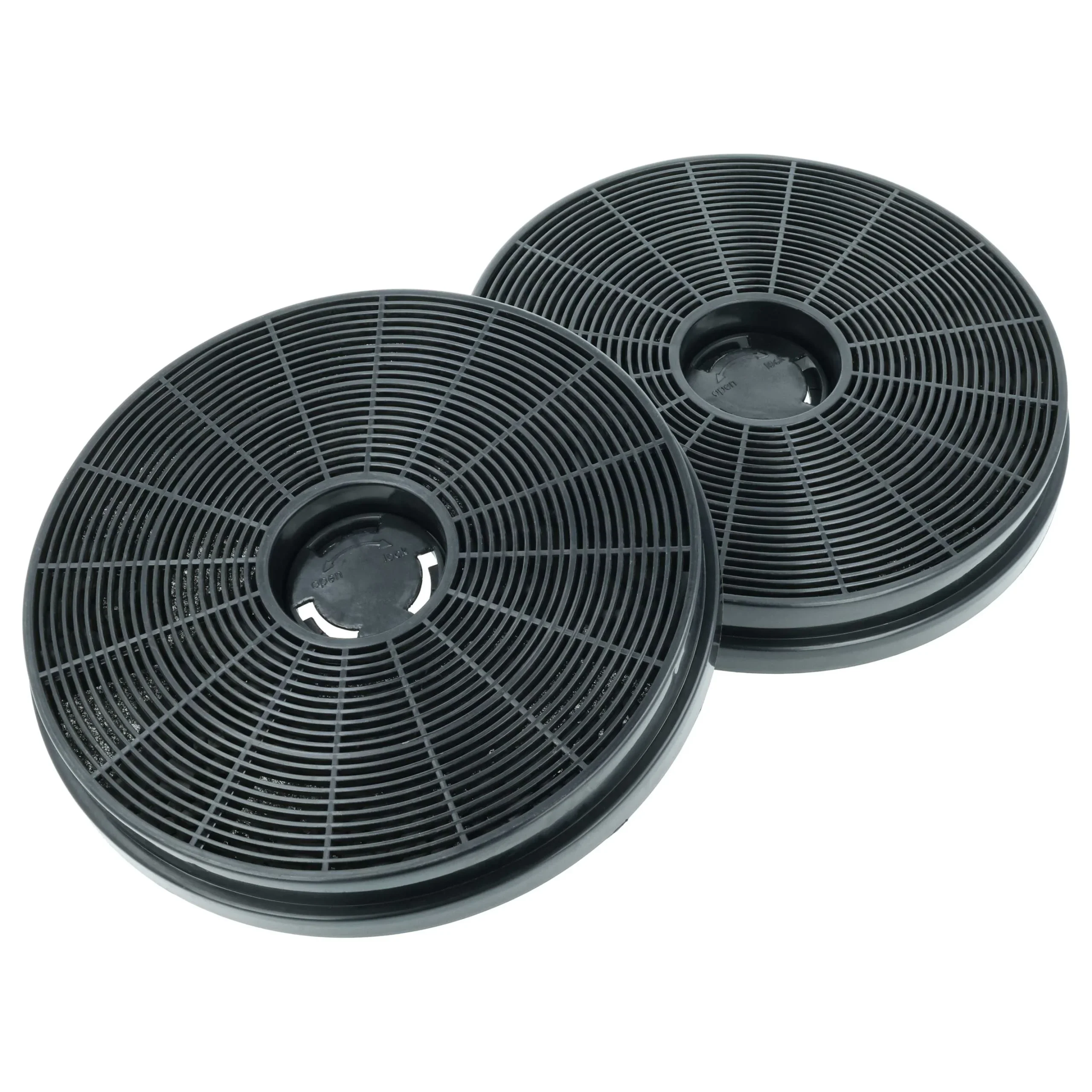 2x Filtres à charbon actif remplace Klarstein 10033740 pour hotte Klarstein - Accessoires appareils ménagers