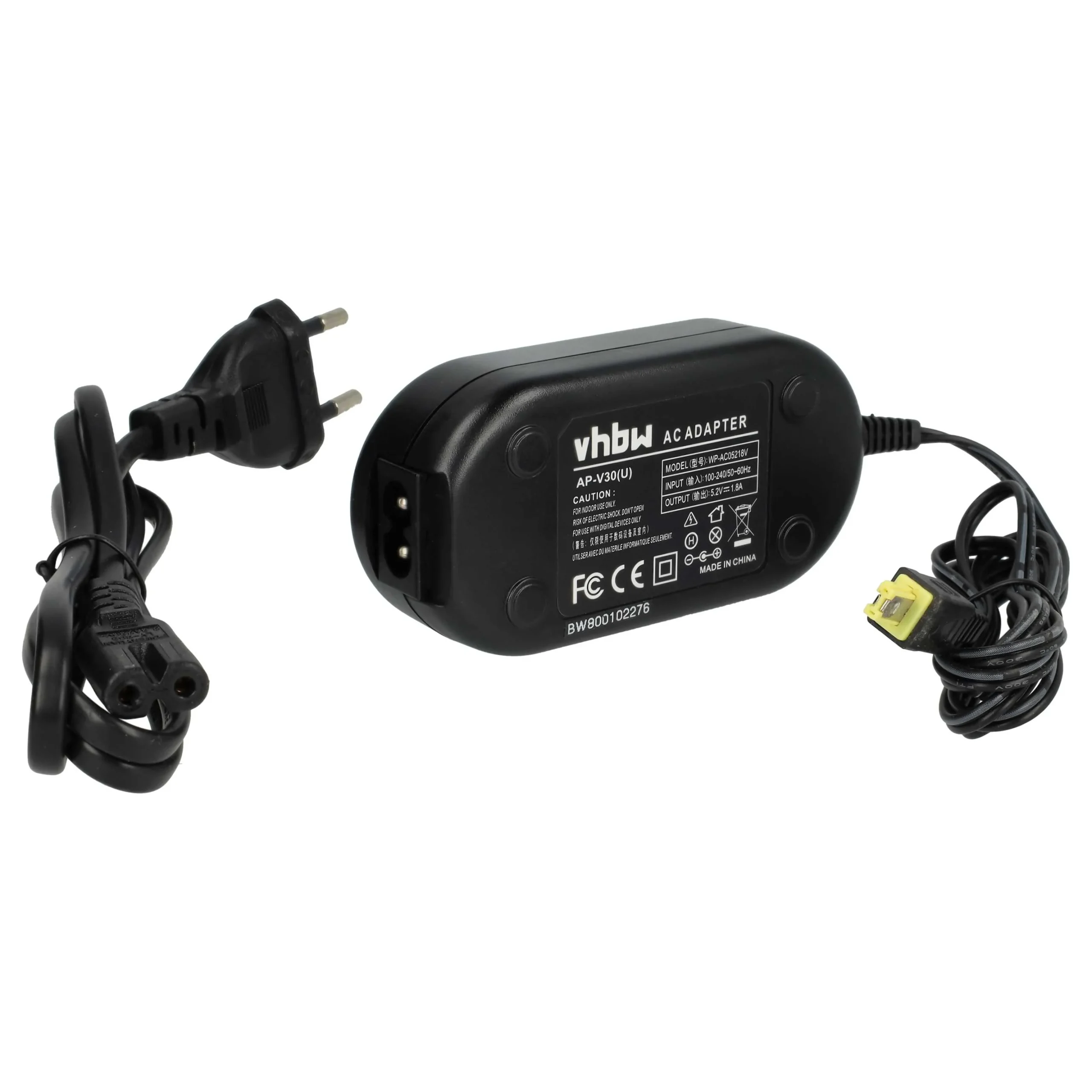 Bloc secteur remplace JVC LY37323001A, AP-V30E, AP-V30M, AP-V30U, LY37323-001A, AP-V30 pour caméra JVC, 2m