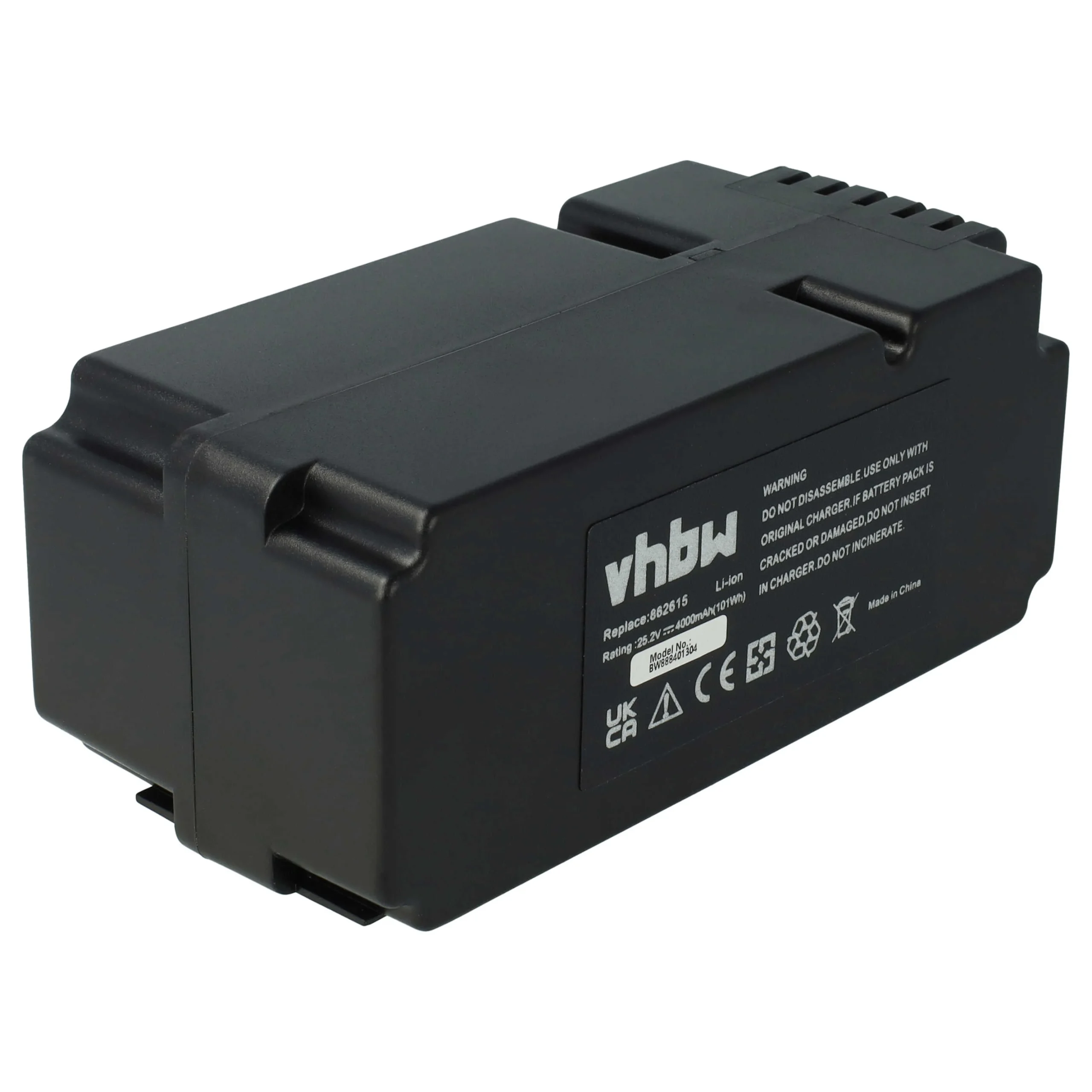 Batterie remplace Yard Force 862601, 0862622, 0862622001 pour outil de jardinage - 4000mAh 25,2V Li-ion