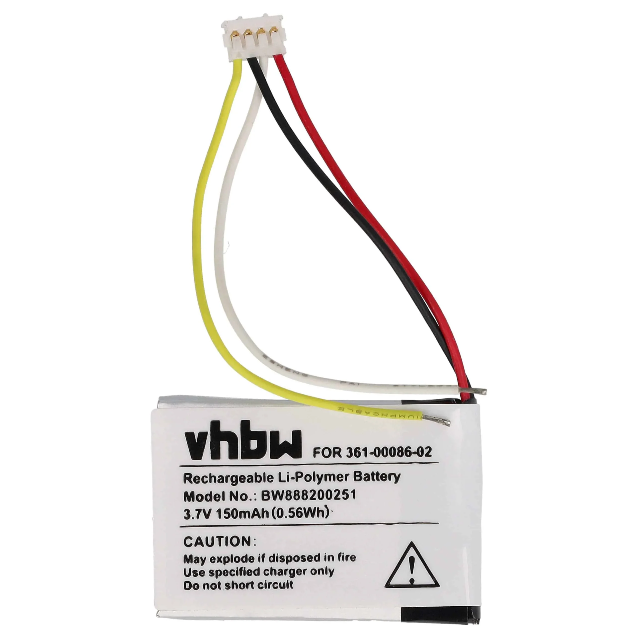 Batterie remplace Garmin 361-00086-02, 6ES142148 pour compteur de vélo GPS Garmin - 150mAh 3,7V Li-polymère