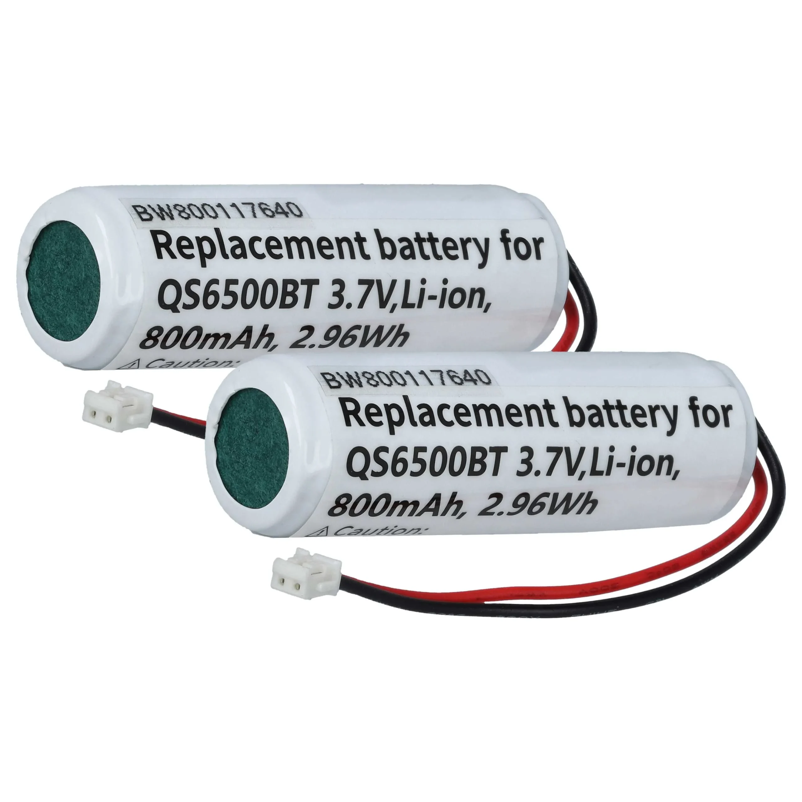 2x Batteries remplace Datalogic 10-4765, EP0906, 5-3112 pour scanner de code-barre Datalogic - 800mAh 3,7V