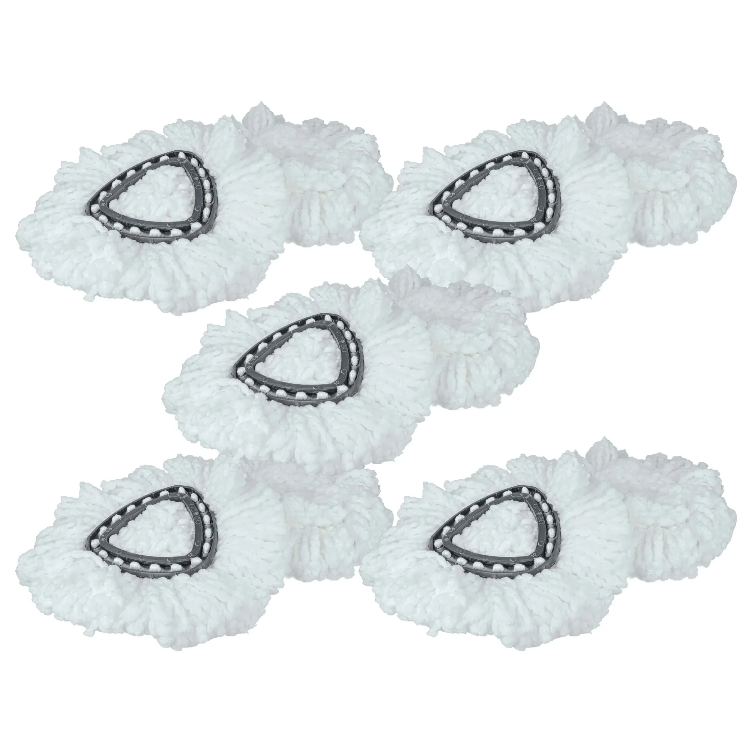 10x Lingette remplace Vileda 152623 pour balais serpillère Vileda - microfibre, noir, blanc