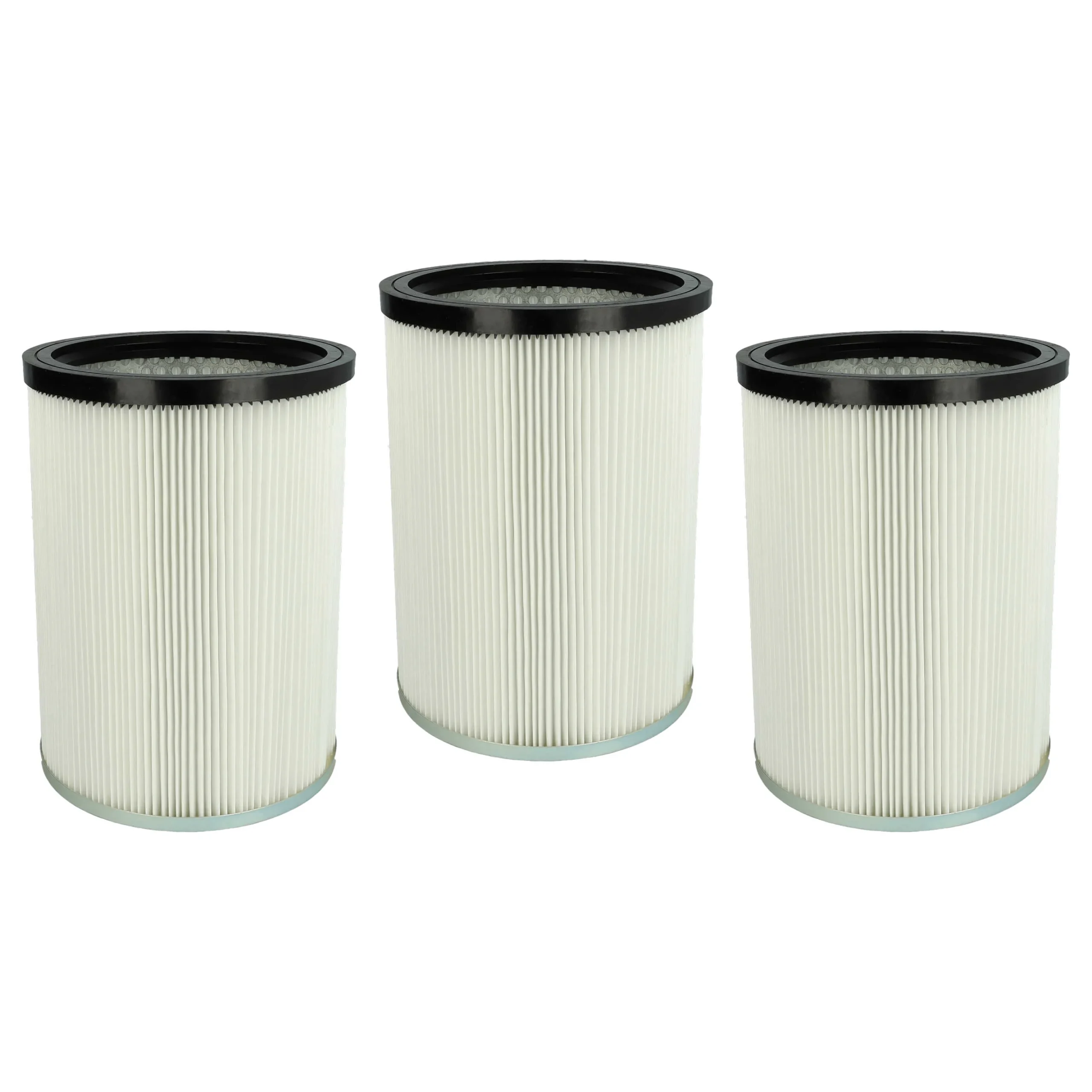 3x Filtre remplace Kärcher 9.770-988.0, 6.907-038.0 pour aspirateur Kärcher - Cartouche Filtre F8, blanc