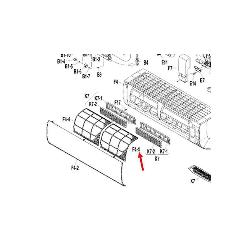 FILTRE A AIR 1P179856-3-Daikin