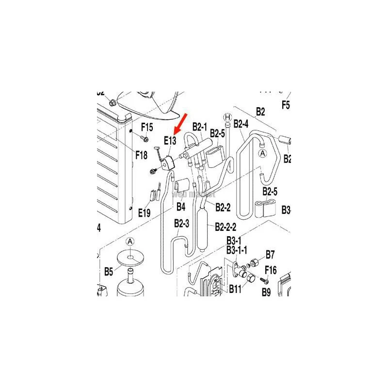 BOBINE VANNE 4 VOIES 4P200147-2-Daikin